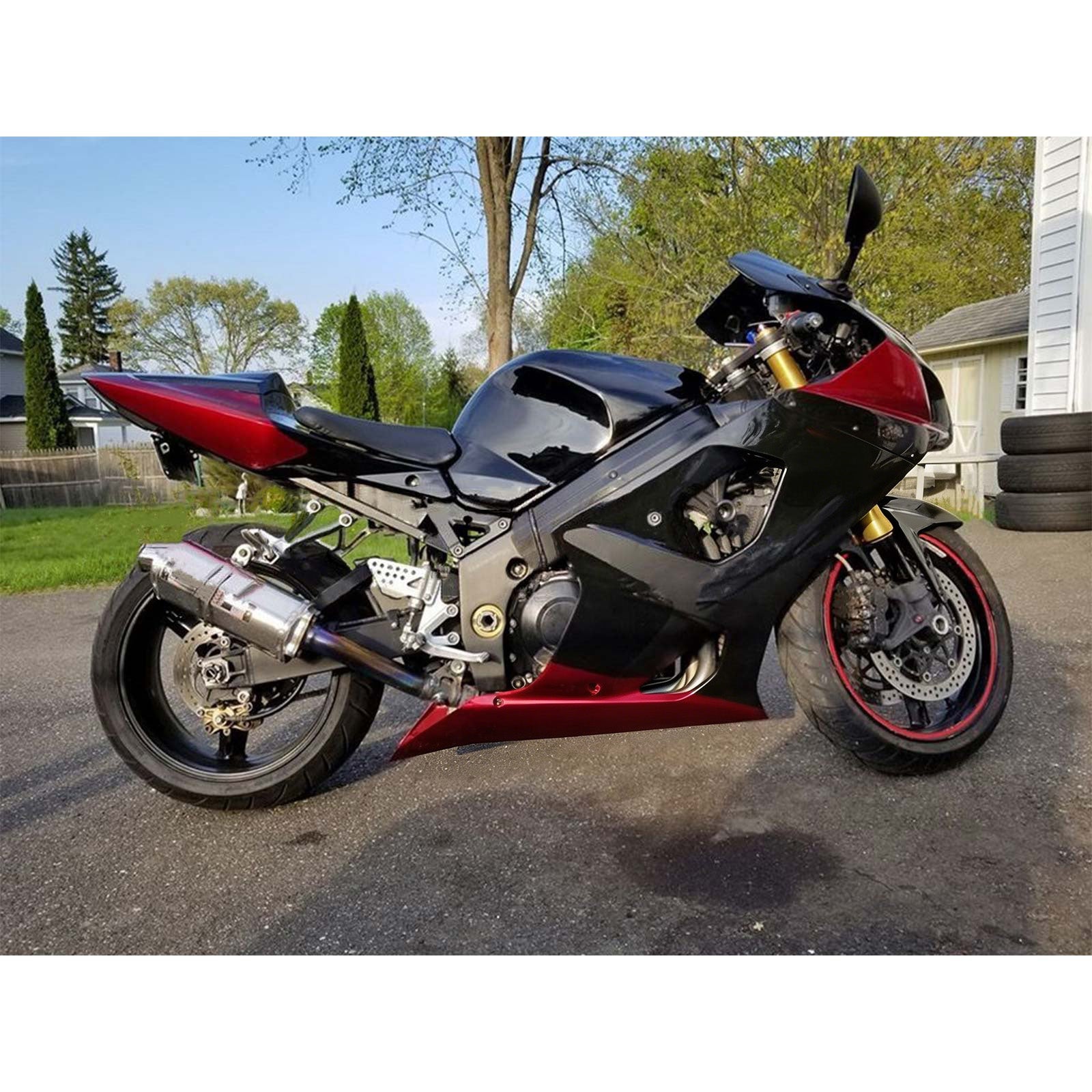 Amotopart Suzuki GSXR1000 2003-2004 Kit de carénage K3