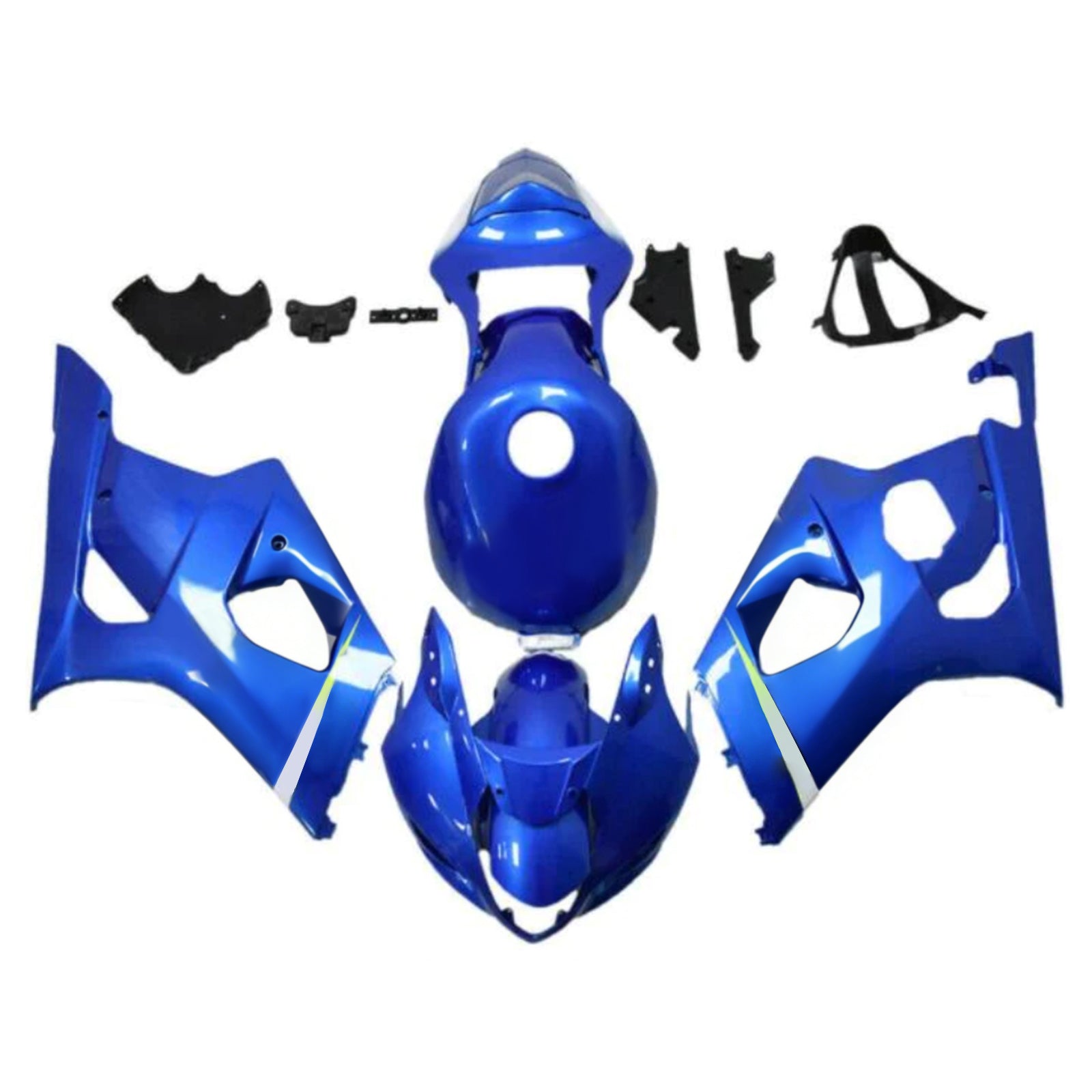2003-2004 Suzuki GSXR1000 K3 Kit de carénage d'injection carrosserie plastique ABS