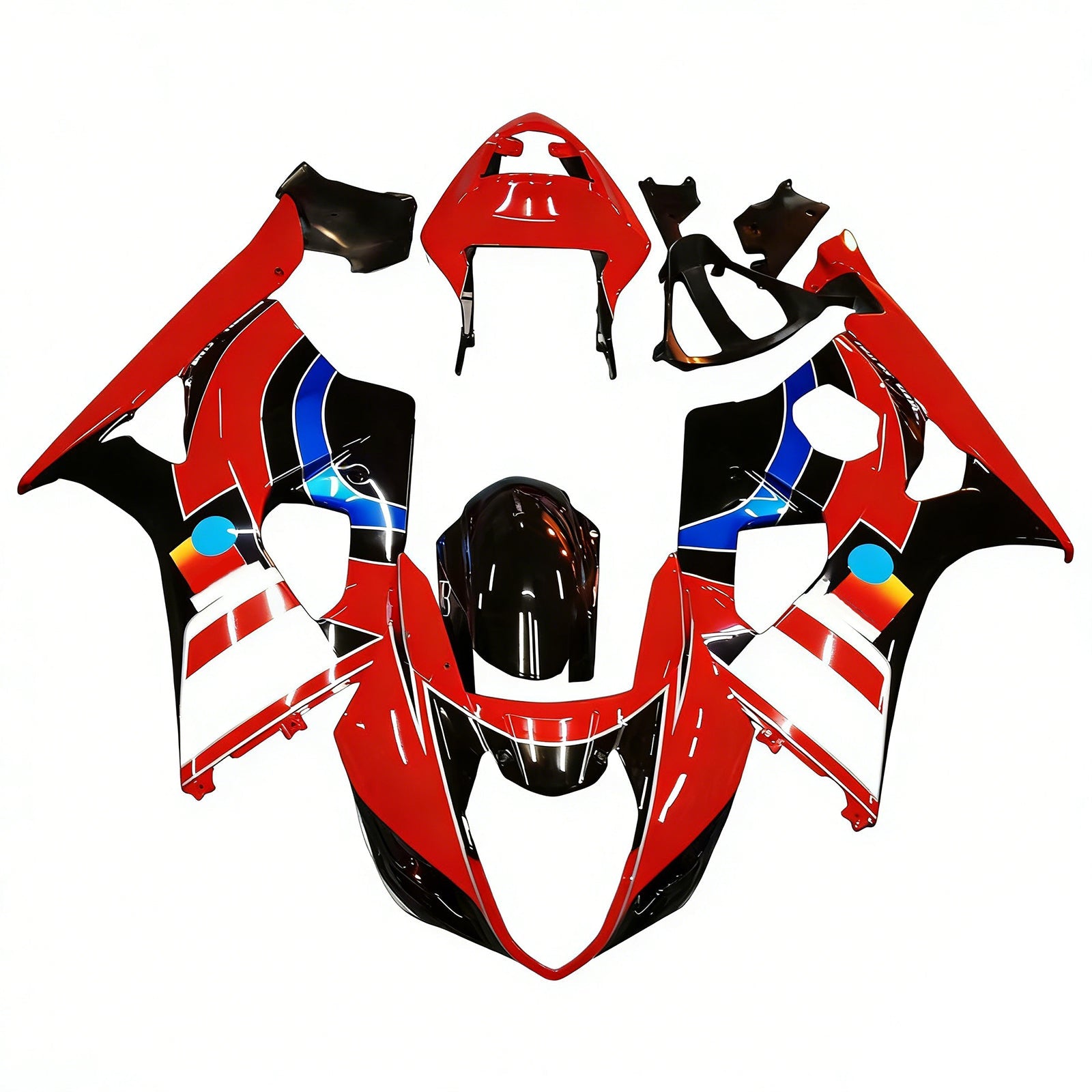 2003-2004 Suzuki GSXR1000 K3 Kit de carénage d'injection carrosserie plastique ABS