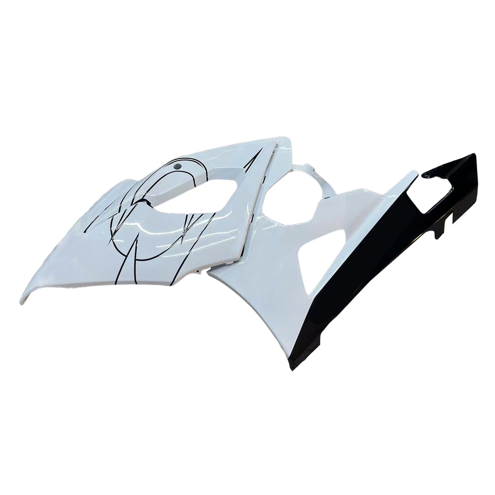 Carénages Amotopart 2005-2006 Suzuki GSXR 1000 Blanc Noir Alstare Generic