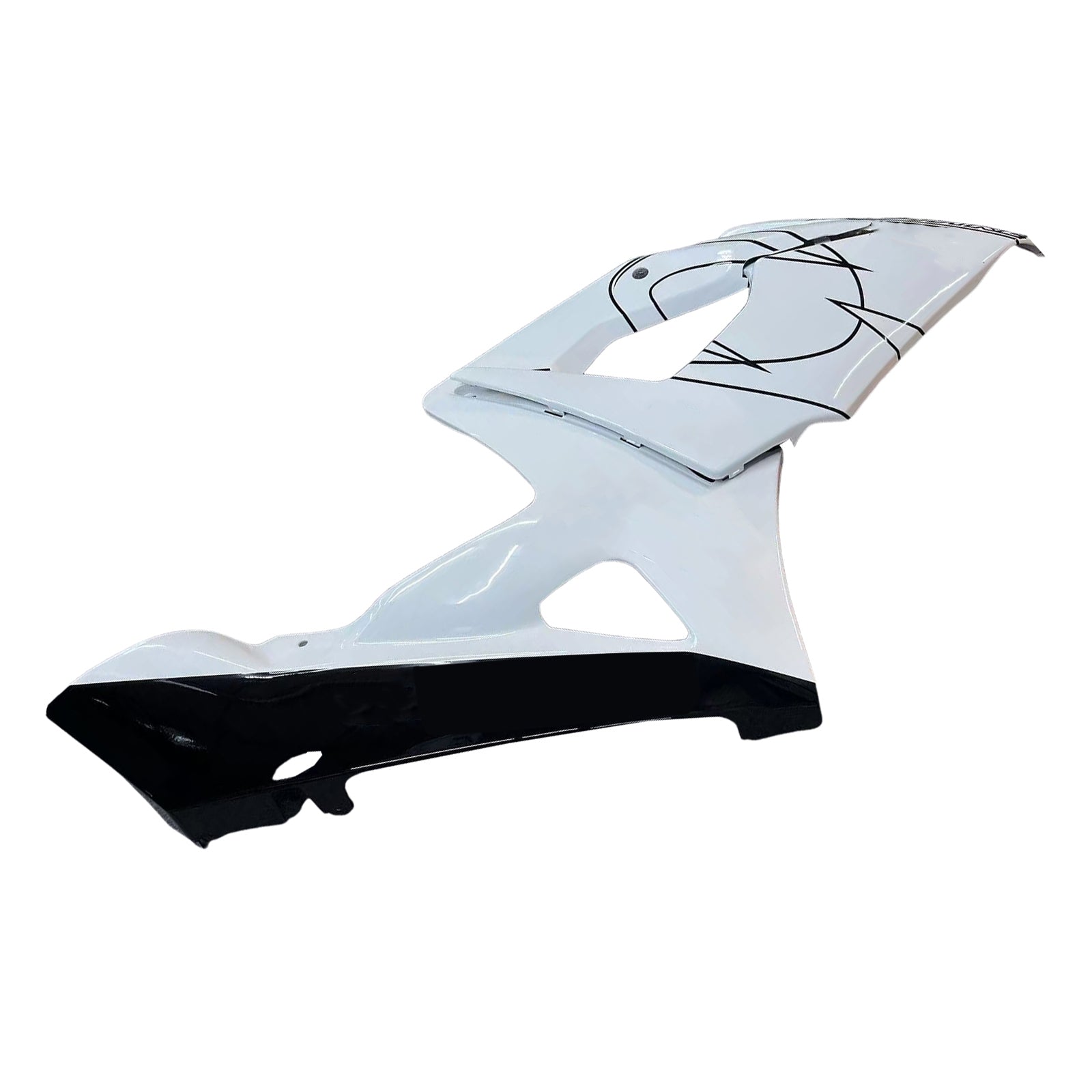 Carénages Amotopart 2005-2006 Suzuki GSXR 1000 Blanc Noir Alstare Generic