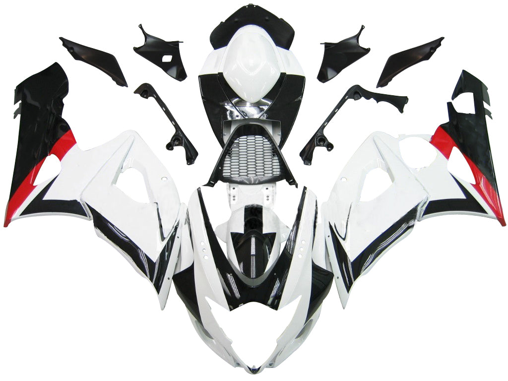 Carénages Amotopart 2005-2006 Suzuki GSXR 1000 Blanc Noir Pramac Generic