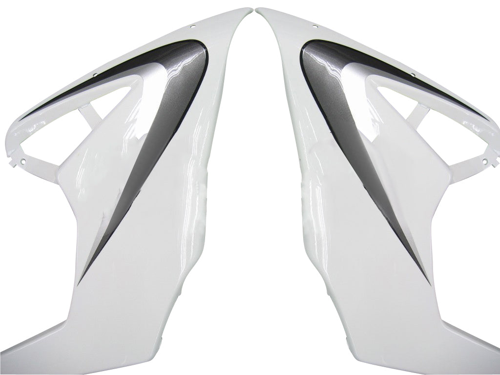 Carénages Amotopart 2005-2006 Suzuki GSXR 1000 Blanc &amp; Argent GSXR Generic