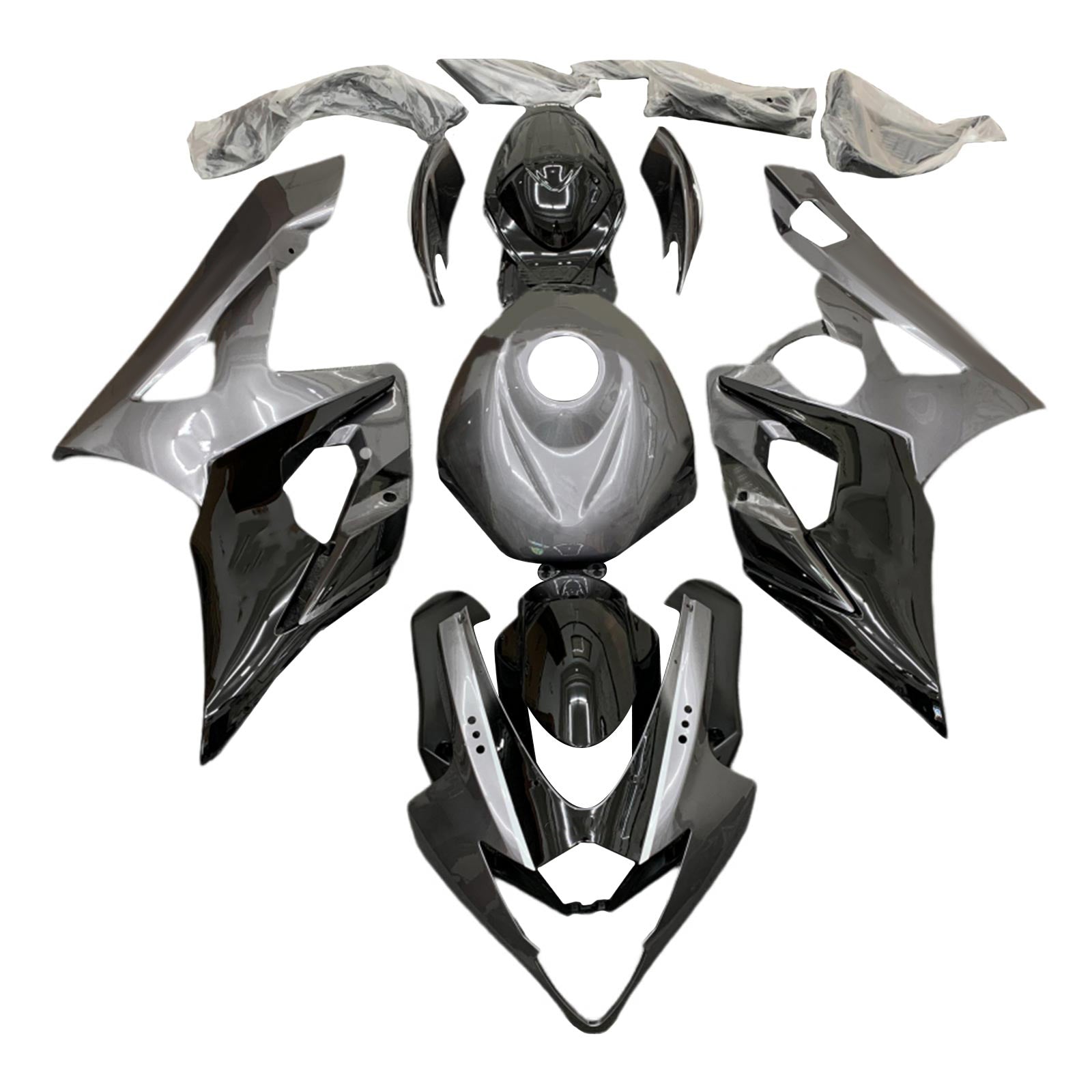 Amotopart Suzuki GSXR1000 2005-2006 K5 ABS muovinen korin suojasarja