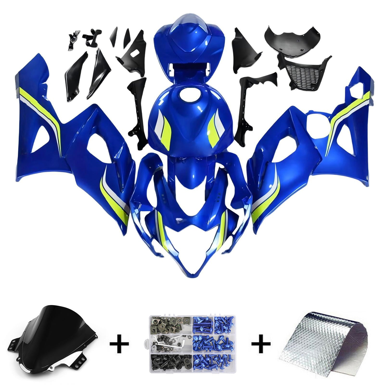 Amotopart Suzuki GSXR1000 2005-2006 K5 Kit de carénage carrosserie plastique ABS
