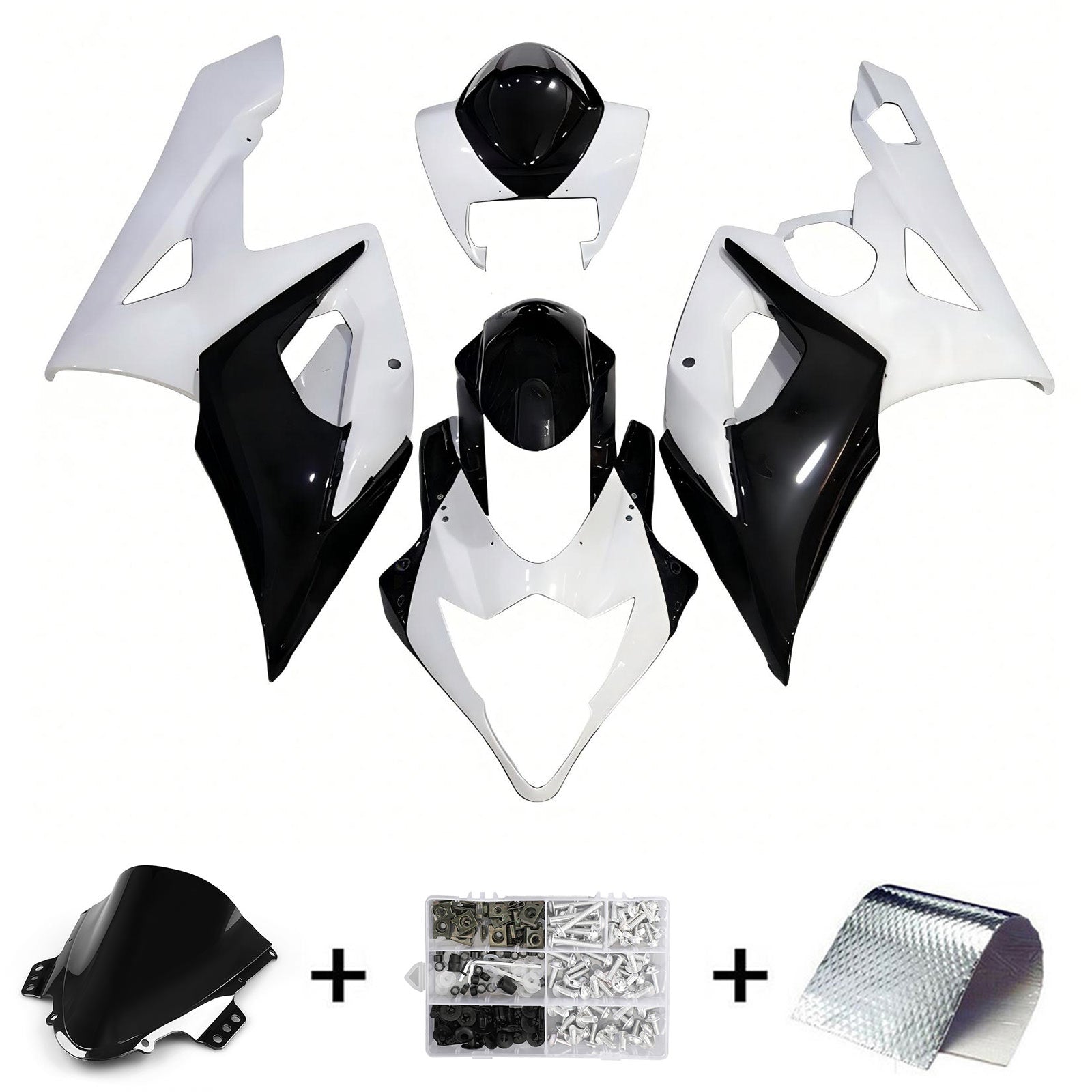 Amotopart Suzuki GSXR1000 2005-2006 K5 Kit de carénage carrosserie plastique ABS