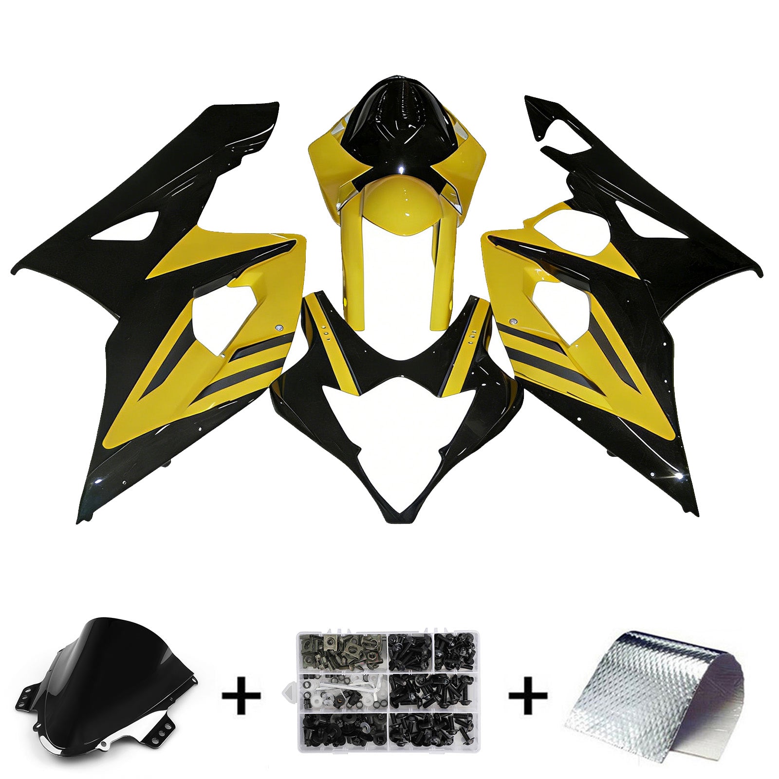 Amotopart Suzuki GSXR1000 2005-2006 K5 Kit de carénage carrosserie plastique ABS