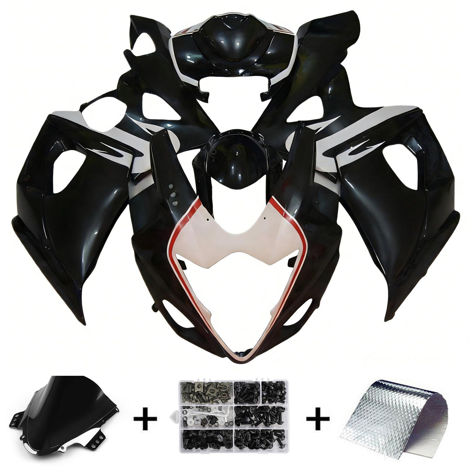 Amotopart Suzuki GSXR1000 2005-2006 K5 Kit de carénage carrosserie plastique ABS