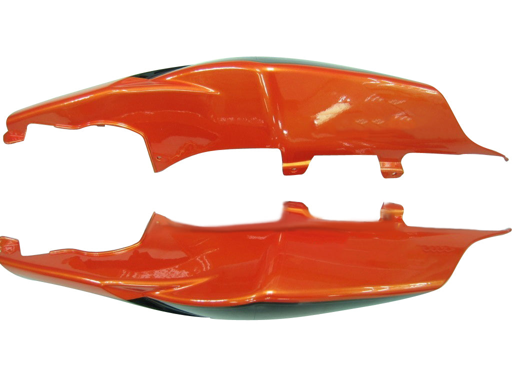 Amotopart Carénages 2007-2008 Suzuki GSXR 1000 Orange Métallique &amp; Noir Jordan Generic