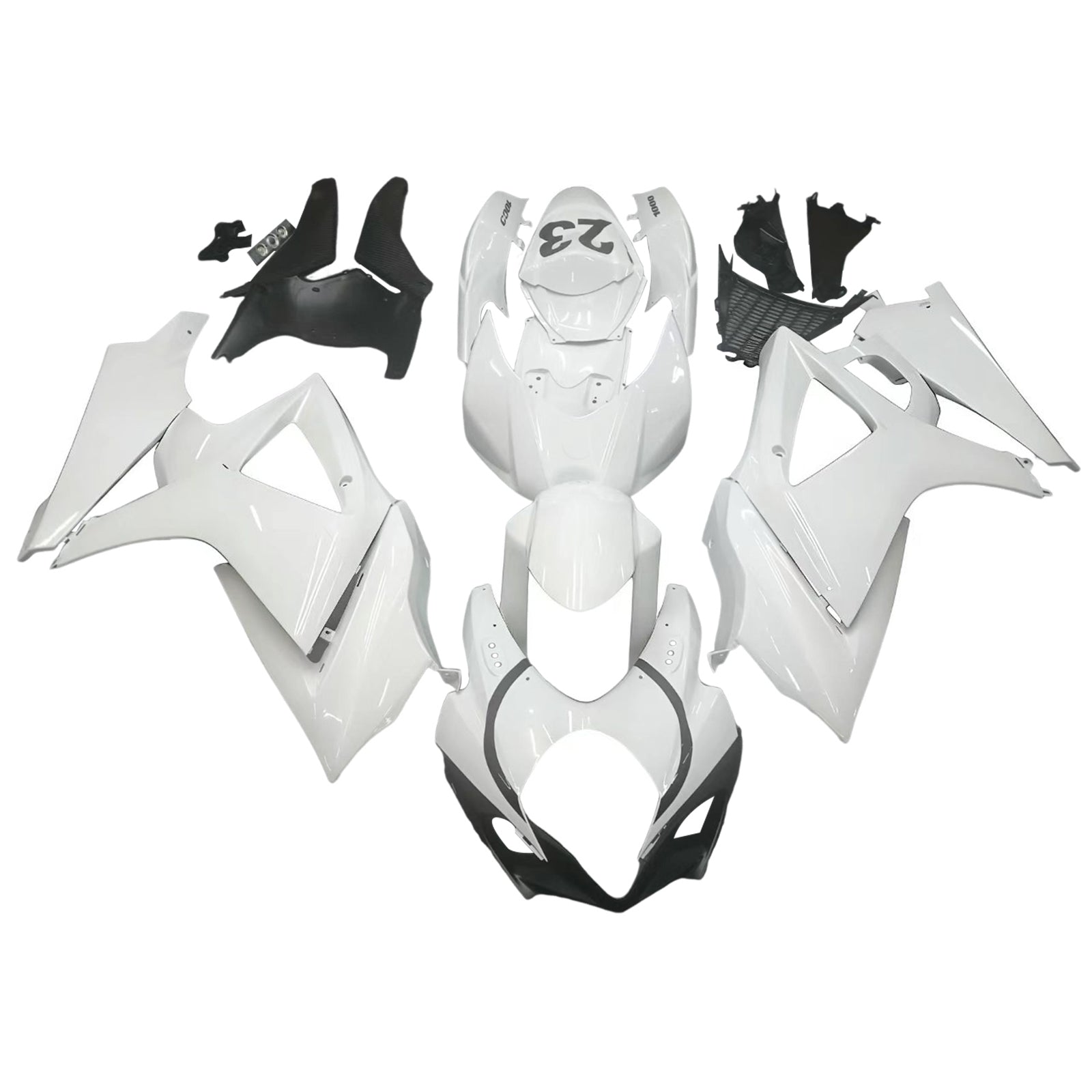 Amotopart para GSXR1000 2007-2008 Cuerpo blanco para AB