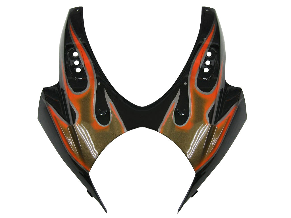 Carene Amotopart 2007-2008 Suzuki GSXR 1000 Nero e Arancione Oro Fiamma Generico