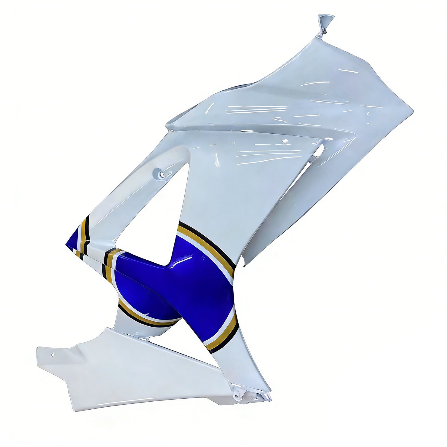 Amotopart Carénages 2007-2008 Suzuki GSXR 1000 Blanc &amp; Bleu Lucky Strike Generic