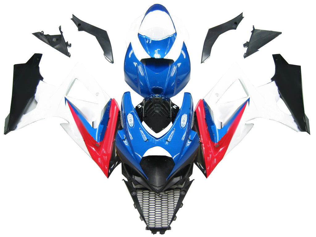 Carénages Amotopart 2007-2008 Suzuki GSXR 1000 Bleu Rouge Blanc Makita Generic