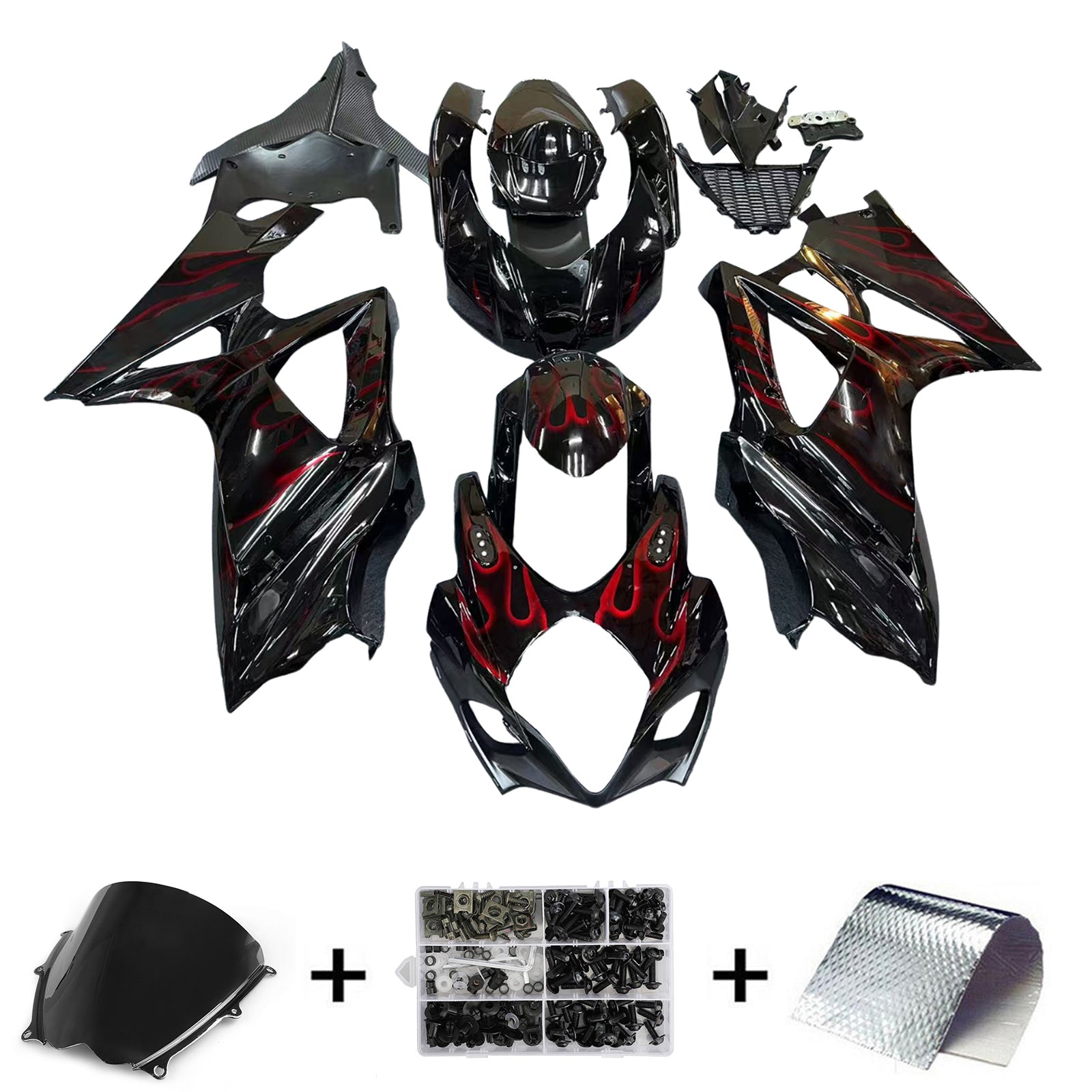 Kit de carénage Amotopart Suzuki GSXR1000 2007-2008