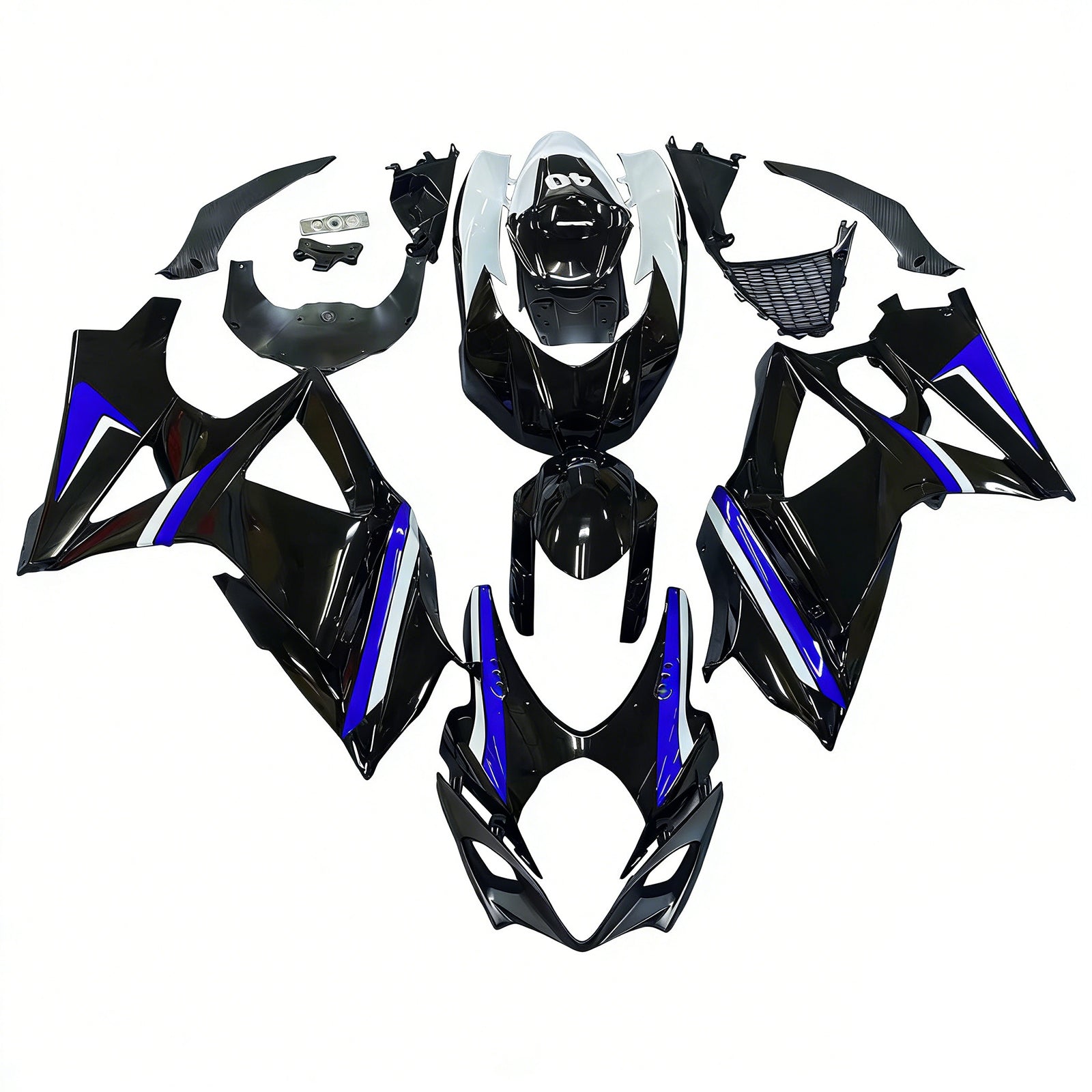 Amotopart Suzuki GSXR1000 2007-2008 K7 Kit de Farerage Corrosserie Plastic Abs