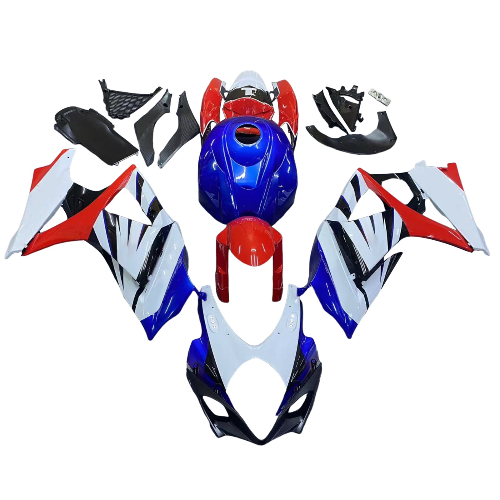 Amotopart Suzuki GSXR1000 2007-2008 K7 Kit de carénage carrosserie plastique ABS