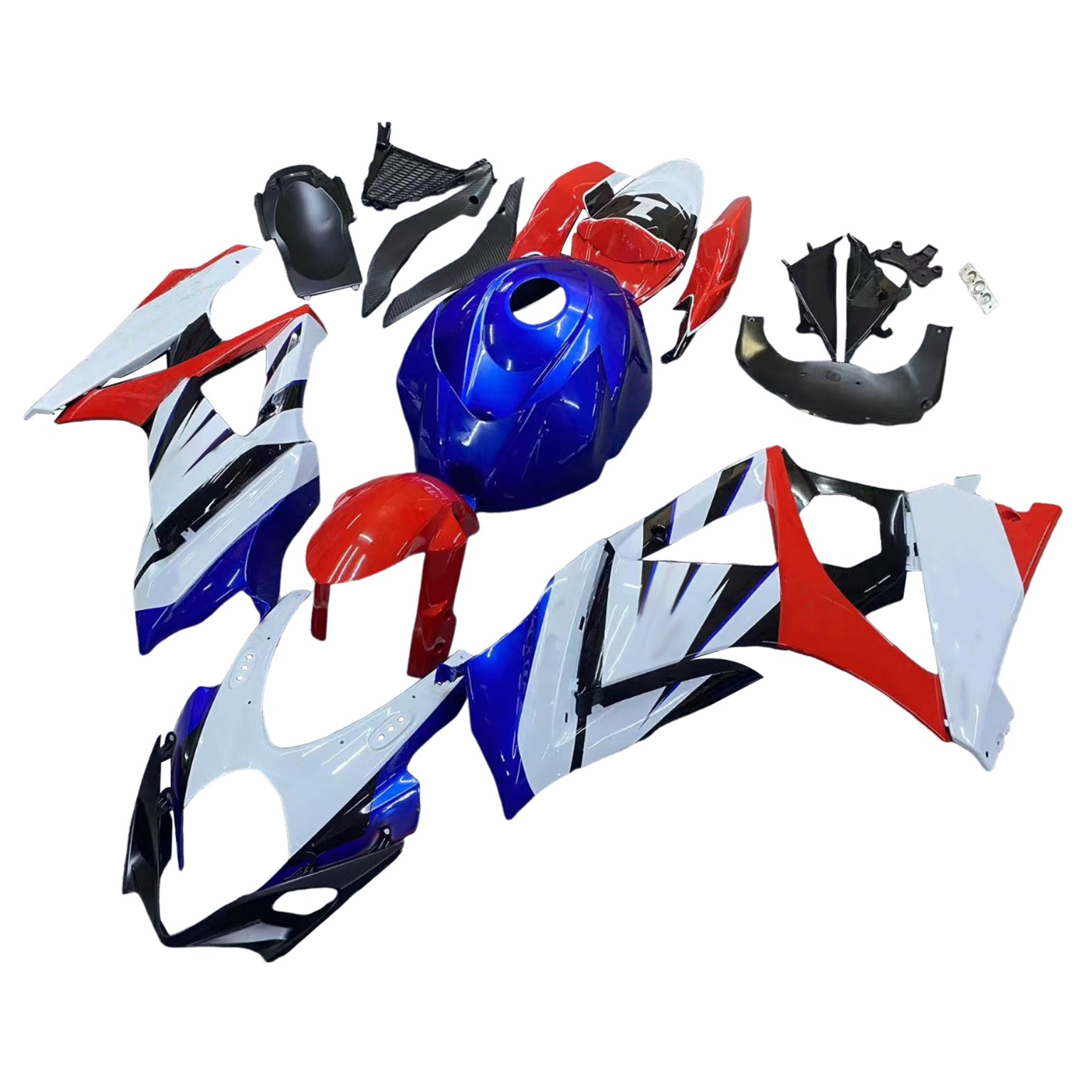 Amotopart Suzuki GSXR1000 2007-2008 K7 Kit de carénage carrosserie plastique ABS
