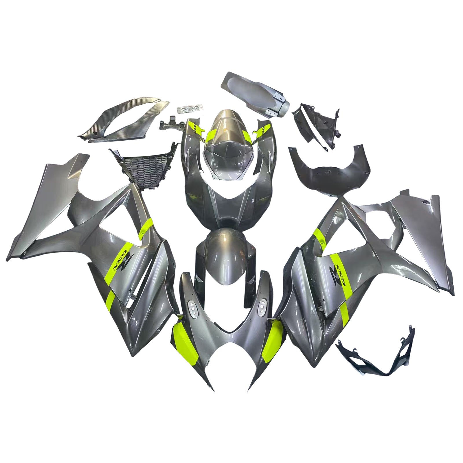 Amotopart Suzuki GSXR1000 2007-2008 K7 Kit carenatura carrozzeria in plastica ABS