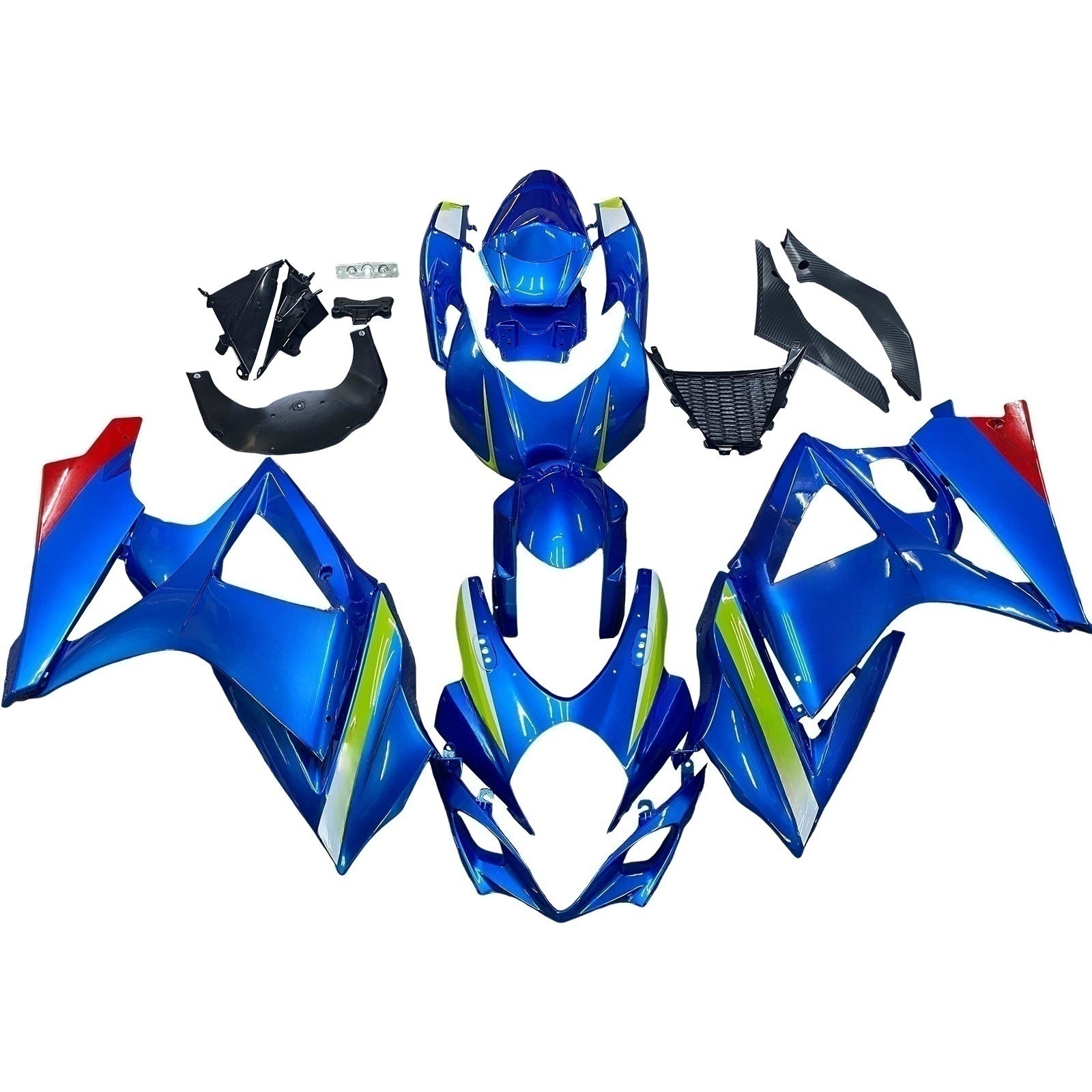 Amotopart Suzuki GSXR1000 2007-2008 K7 Kit de carénage carrosserie plastique ABS