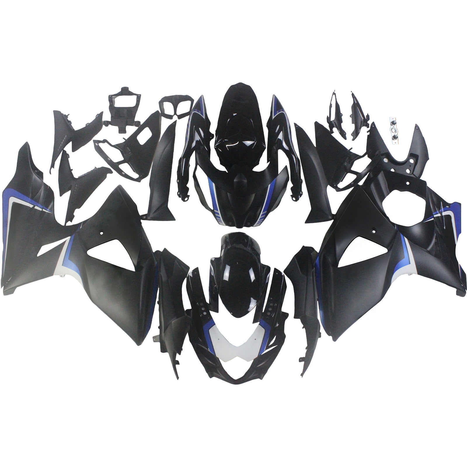 Amotopart Suzuki GSXR1000 2009-2016 K9 Kit Carénage Carrosserie Plastique ABS