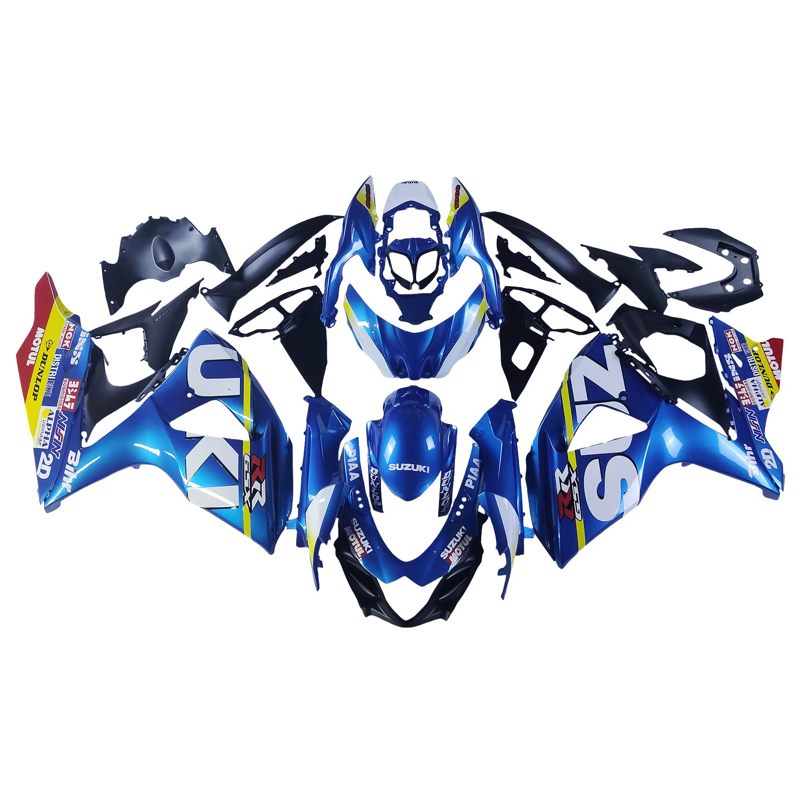 Amotopart Suzuki GSXR1000 2009-2016 K9 Kit carenatura carrozzeria in plastica ABS