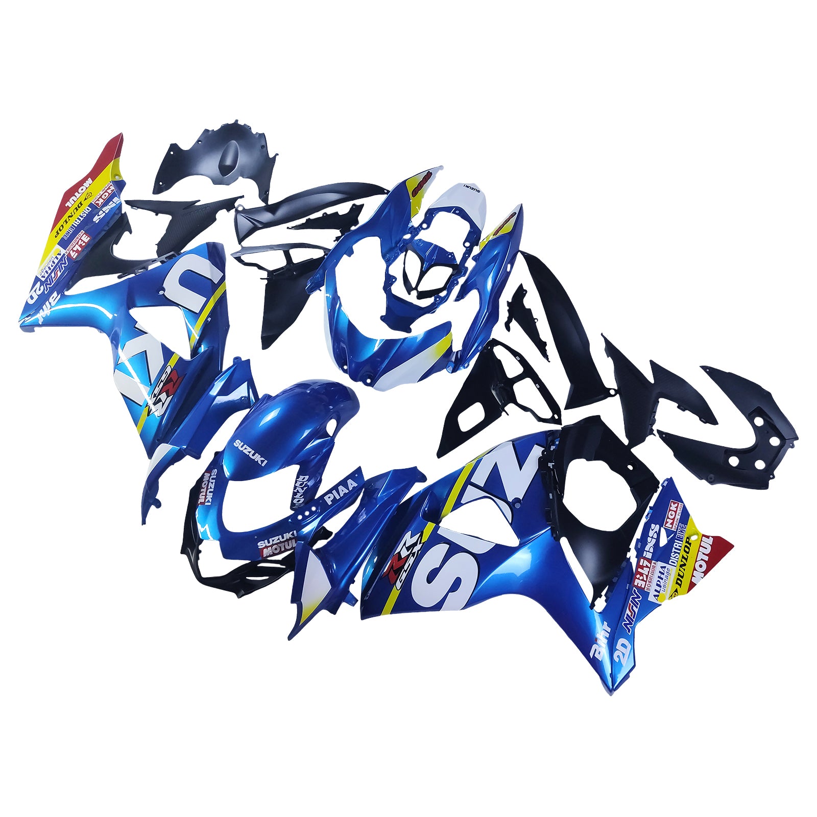 Amotopart Suzuki GSXR1000 2009-2016 K9 ABS muovinen korin suojasarja