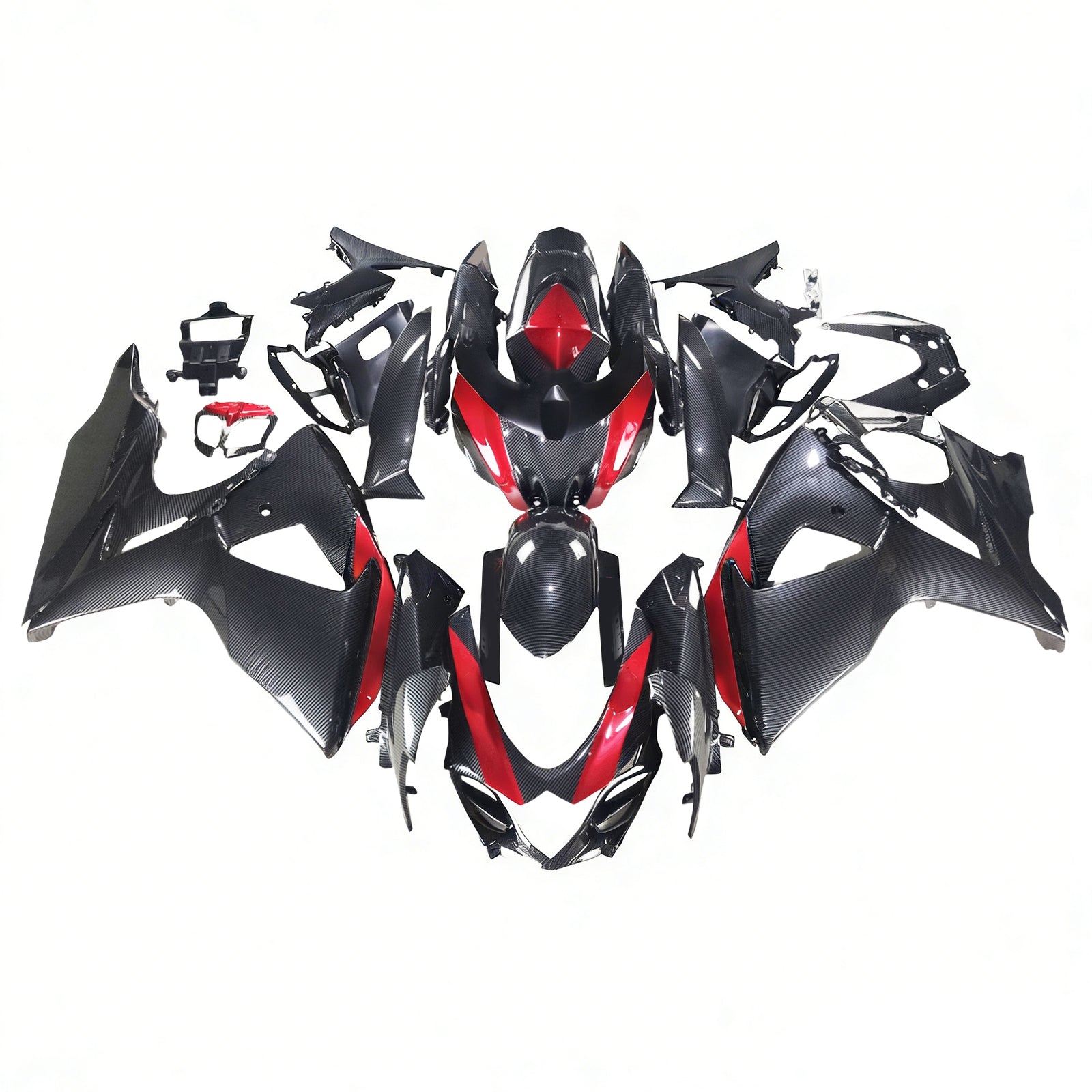 Amotopart Suzuki GSXR1000 2009-2016 K9 Kit Carénage Carrosserie Plastique ABS