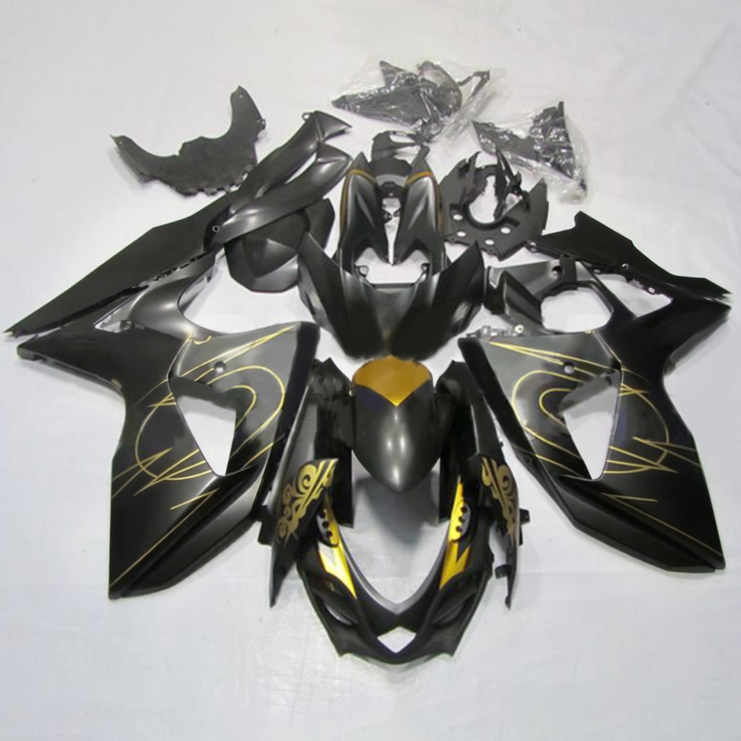 Amotopart Suzuki GSXR1000 2009-2016 K9 Kit Carénage Carrosserie Plastique ABS