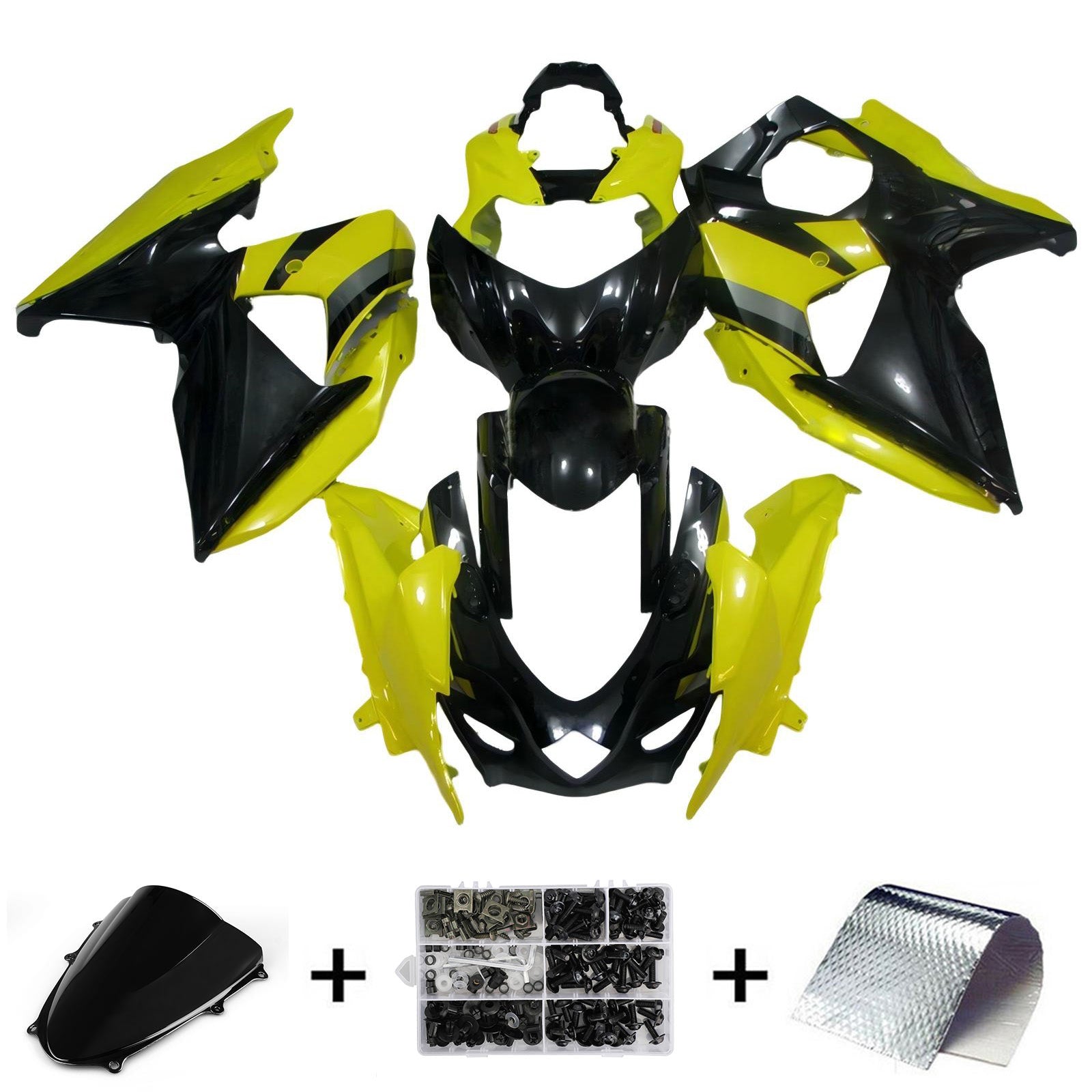 Zestaw owiewek wtryskowych Suzuki GSXR1000 K9 2009-2016 Nadwozie plastikowe ABS