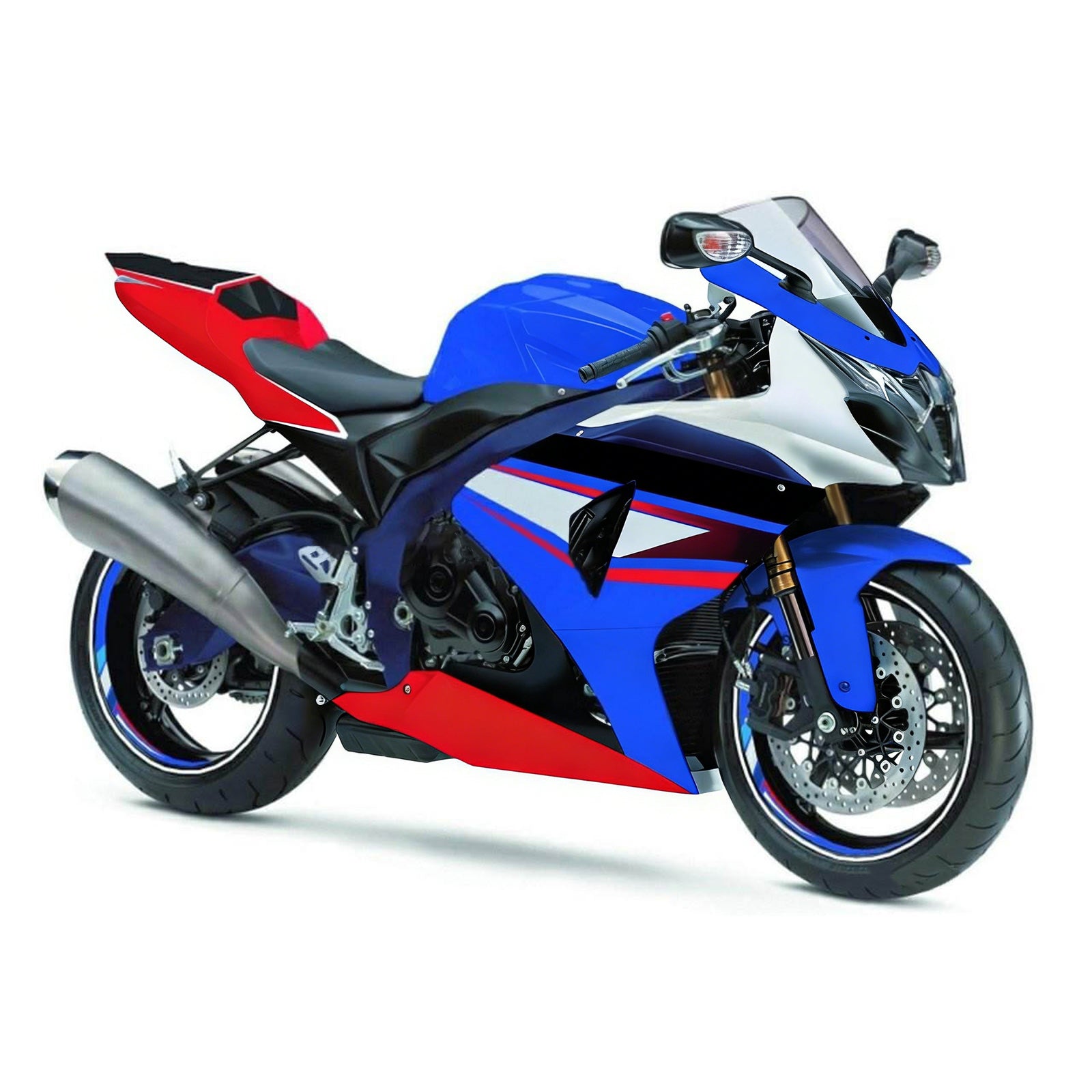 Kit de carénage d'injection Suzuki GSXR1000 K9 2009-2016, carrosserie en plastique ABS
