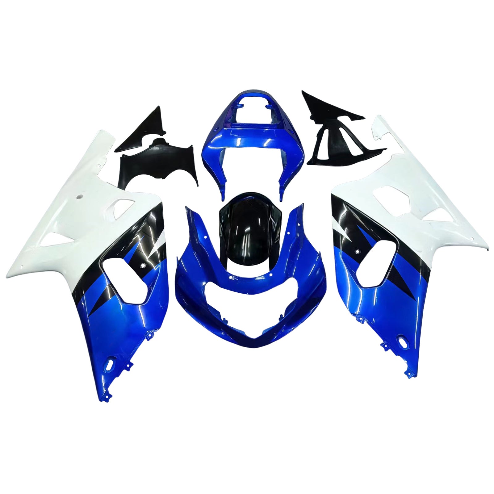 Carénages Amotopart 2001-2003 Suzuki GSXR 600 Bleu Motul Suzuki Generic