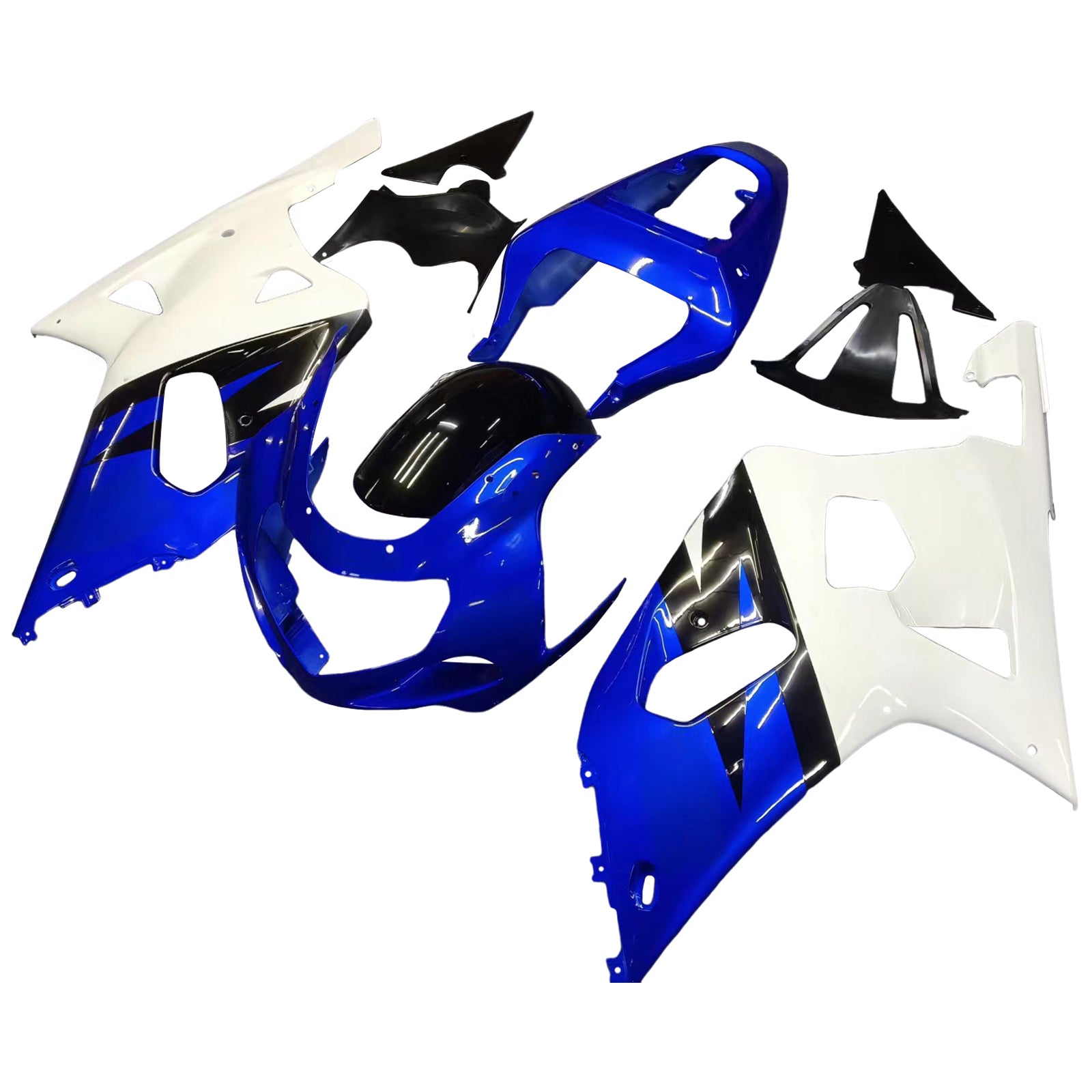 Carénages Amotopart 2001-2003 Suzuki GSXR 600 Bleu Motul Suzuki Generic
