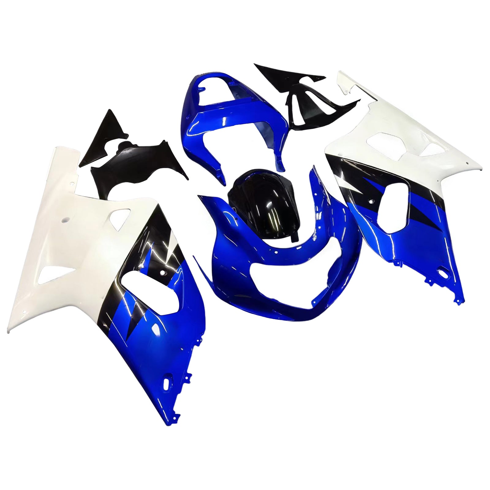 Carénages Amotopart 2001-2003 Suzuki GSXR 600 Bleu Motul Suzuki Generic