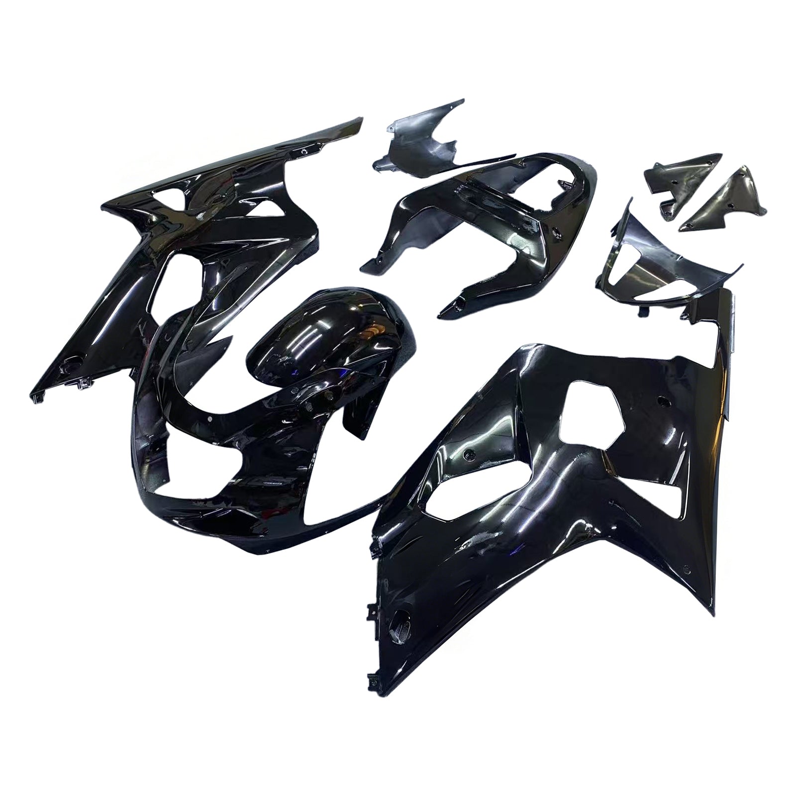 Carénages Amotopart 2001-2003 Suzuki GSXR 600 Noir GSXR Generic