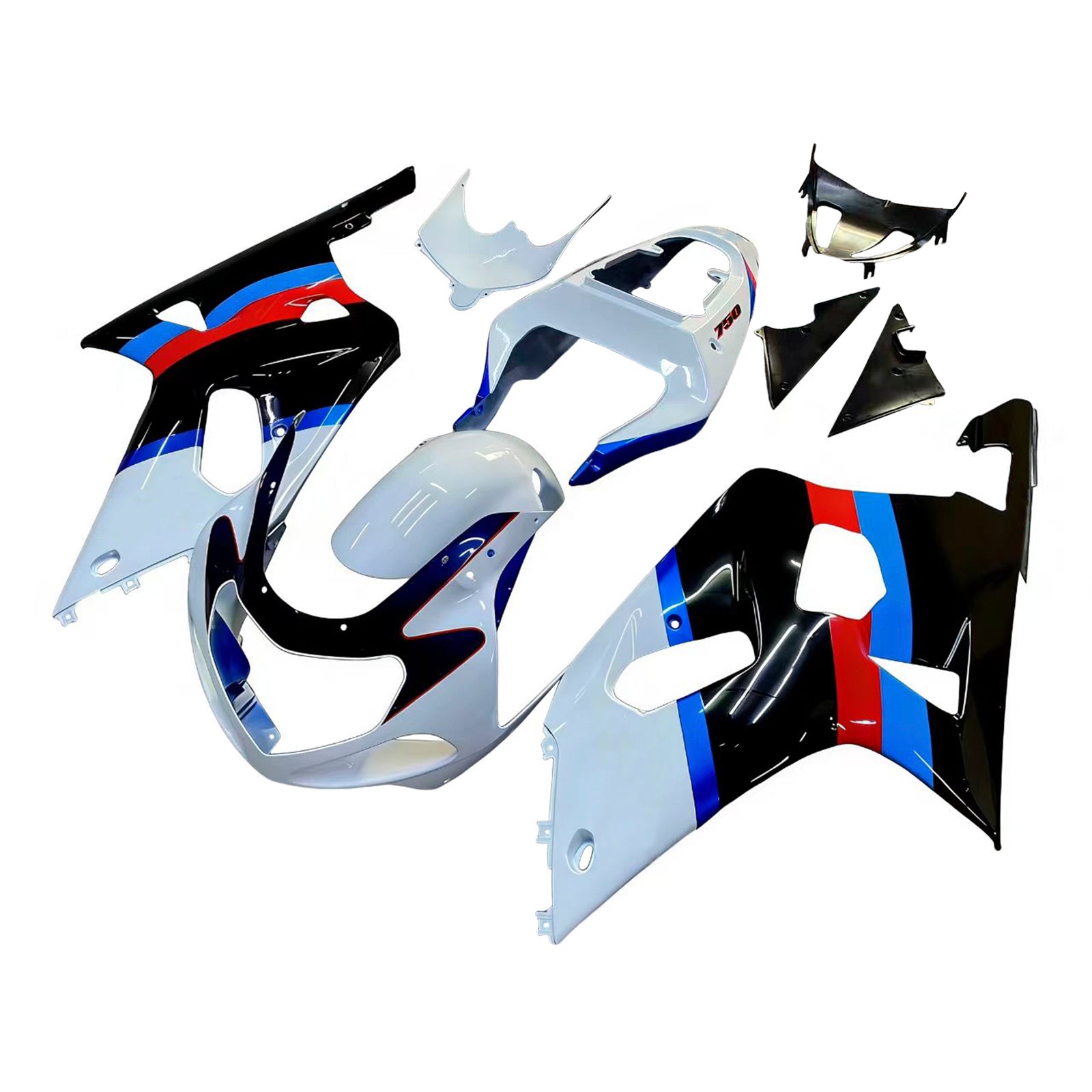 Carene Amotopart 2001-2003 Suzuki GSXR 600 Multicolor Suzuki GSXR Generico