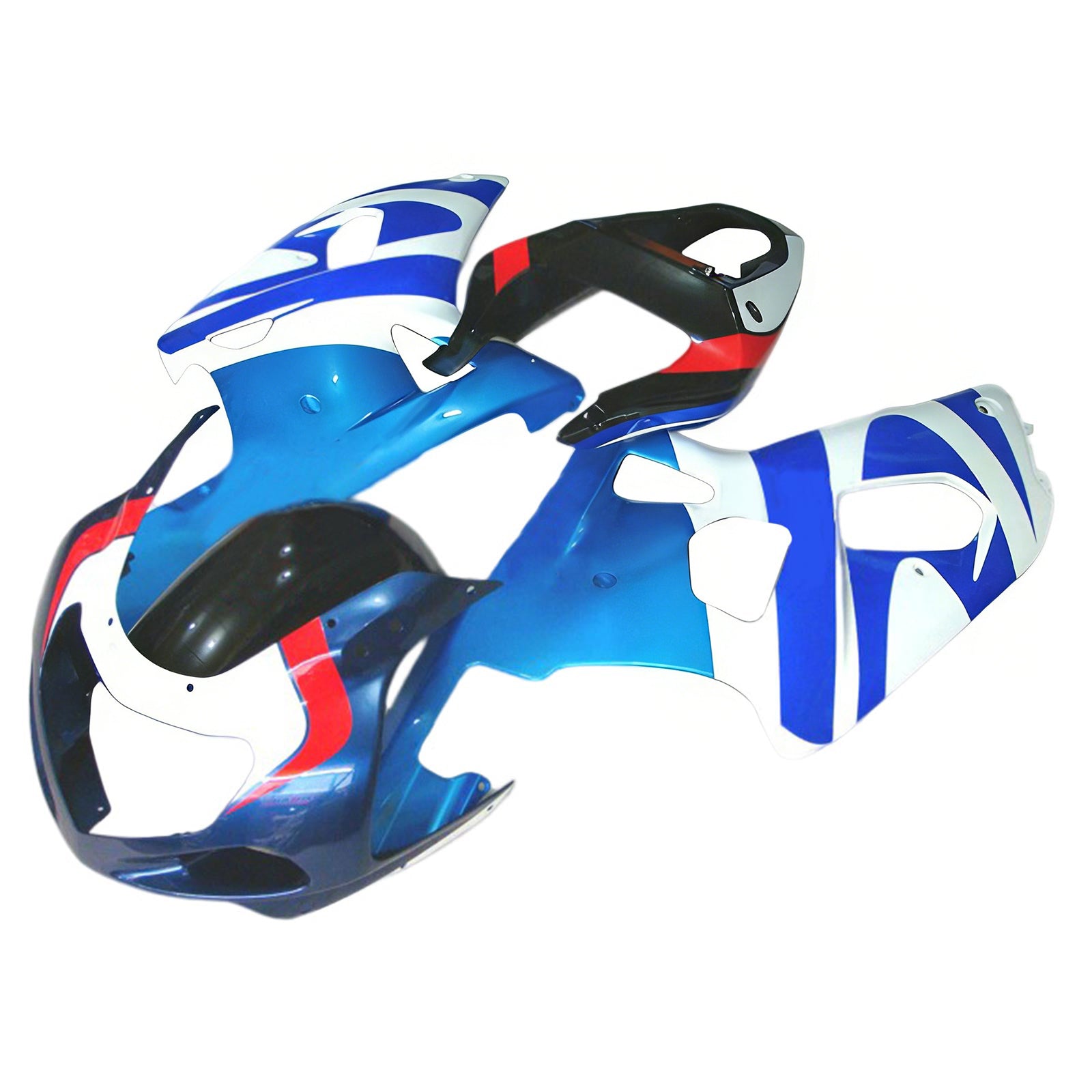 Amotopart Suzuki GSXR600 GSXR750 2001-2003 K1 Kit de carénage carrosserie plastique ABS