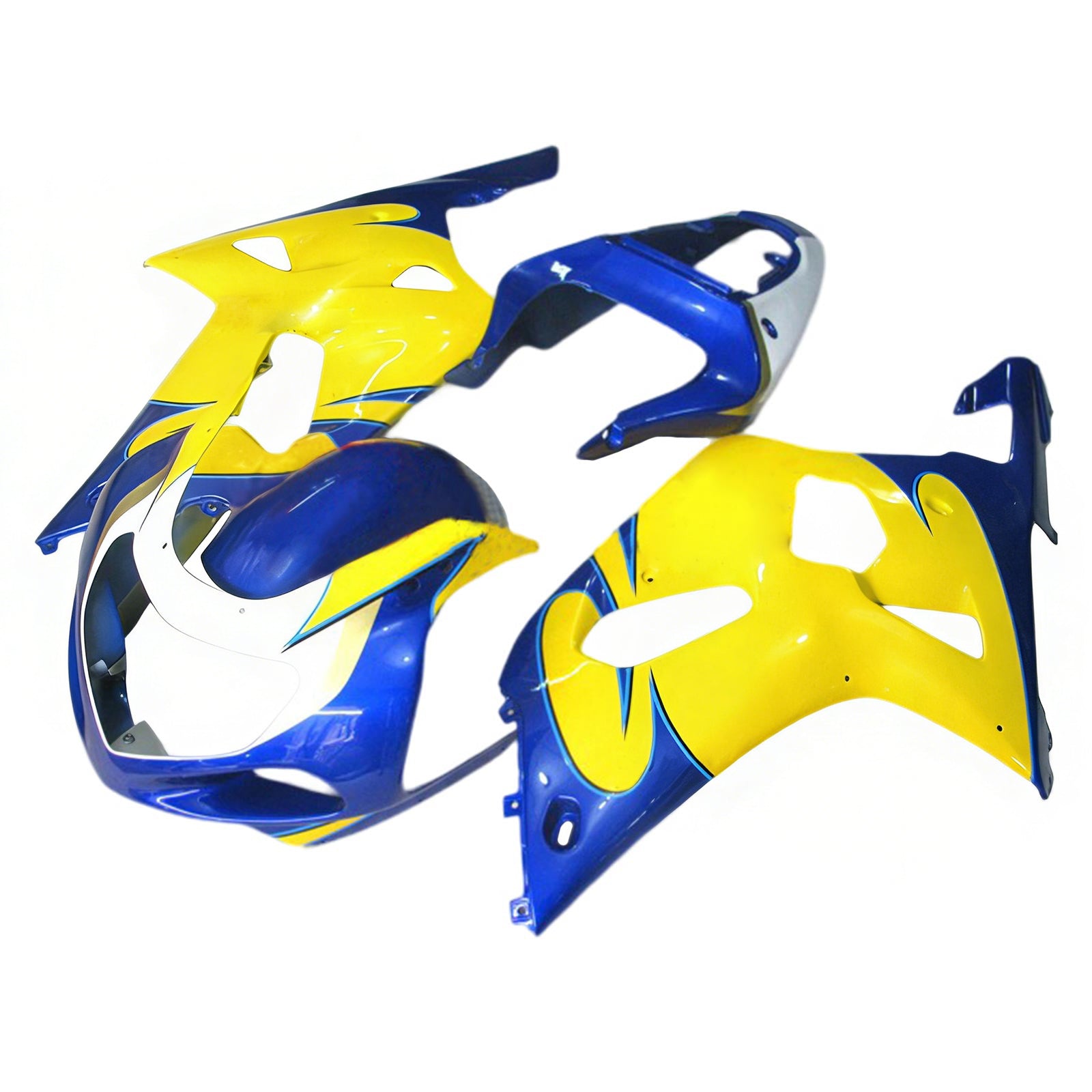 Amotopart Suzuki GSXR600 GSXR750 2001-2003 K1 Kit carenatura carrozzeria in plastica ABS