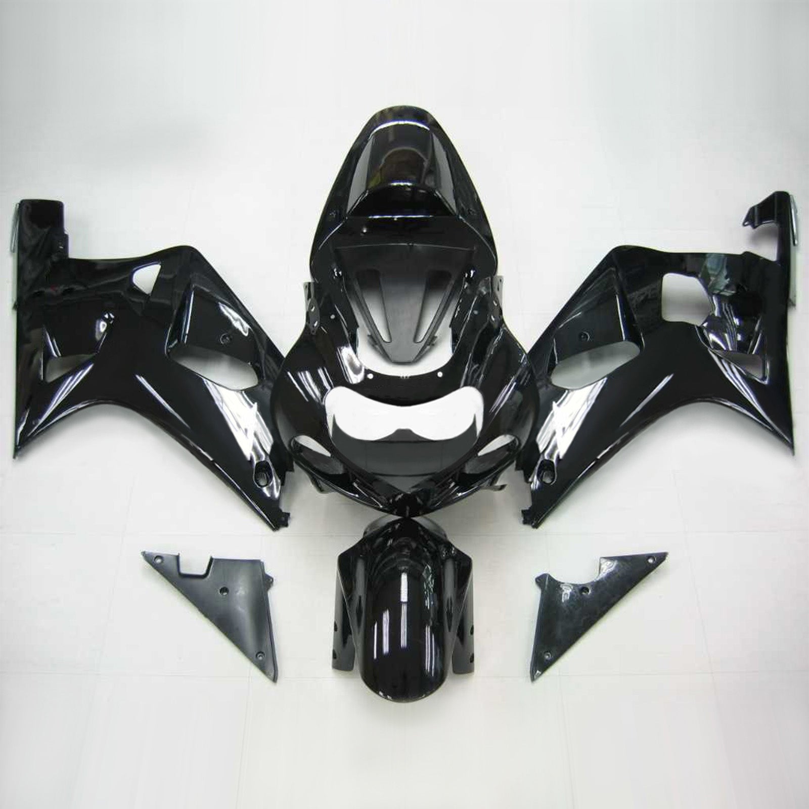 Amotopart Suzuki GSXR600 2001-2003 Kit Carénage Carrosserie Plastique ABS