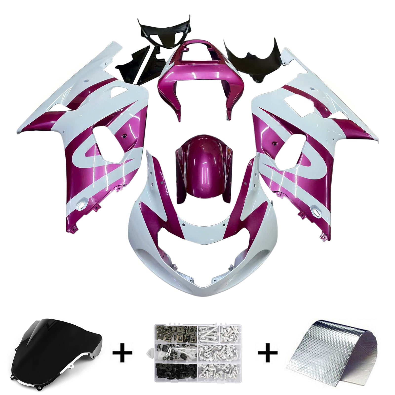 2001-2003 Suzuki GSXR600 2000-2003 GSXR750 K1 korirakenteen ruiskutussuojasarja