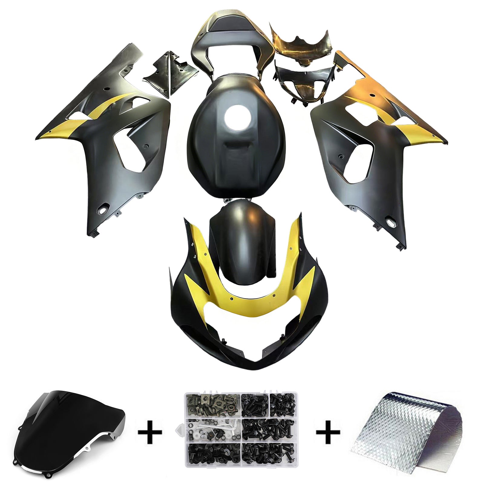 2001-2003 Suzuki GSXR600 GSXR750 2000-2003 K1 Kit de carénage d'injection carrosserie