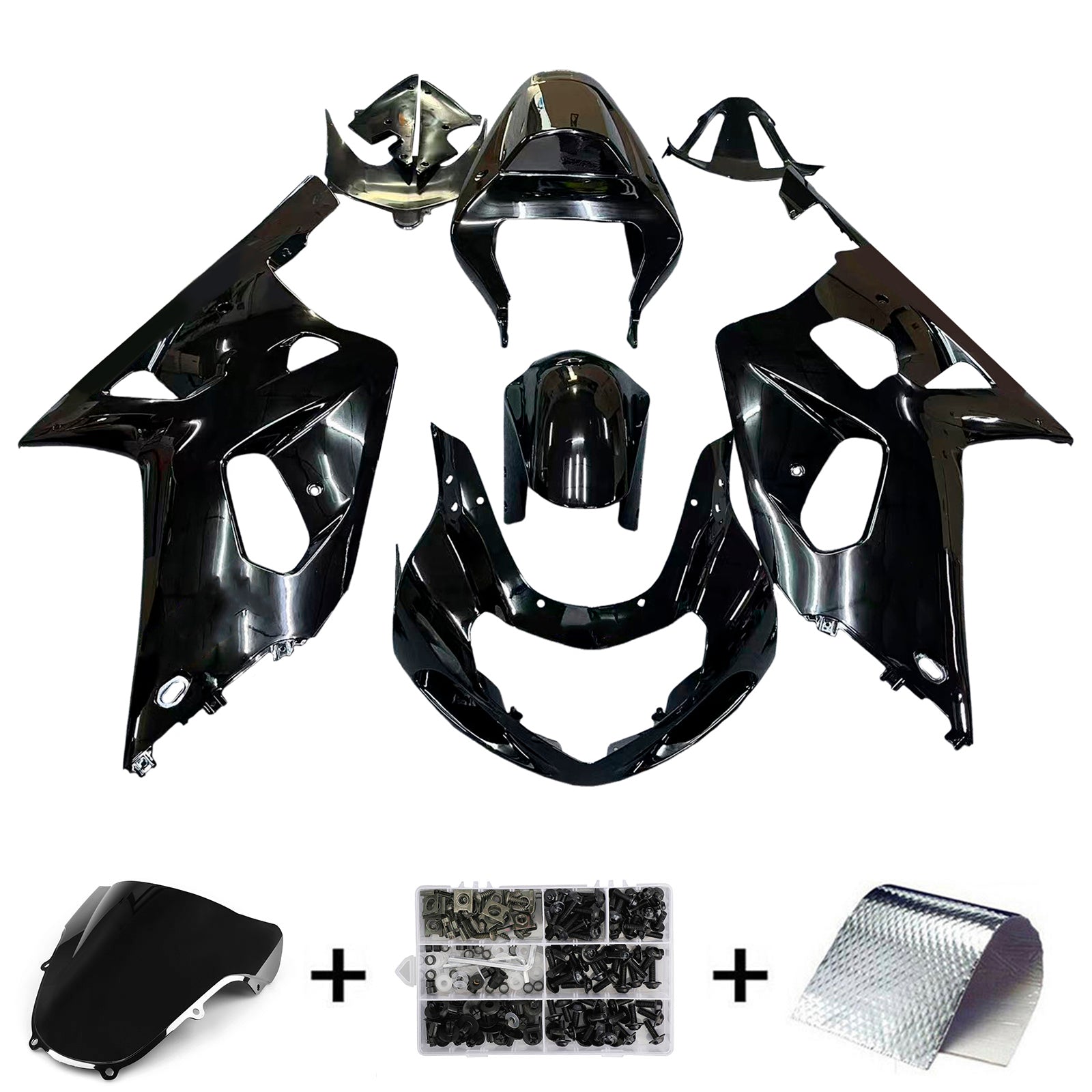 2001-2003 Suzuki GSXR600 2000-2003 GSXR750 K1 Kit de carénage d'injection carrosserie