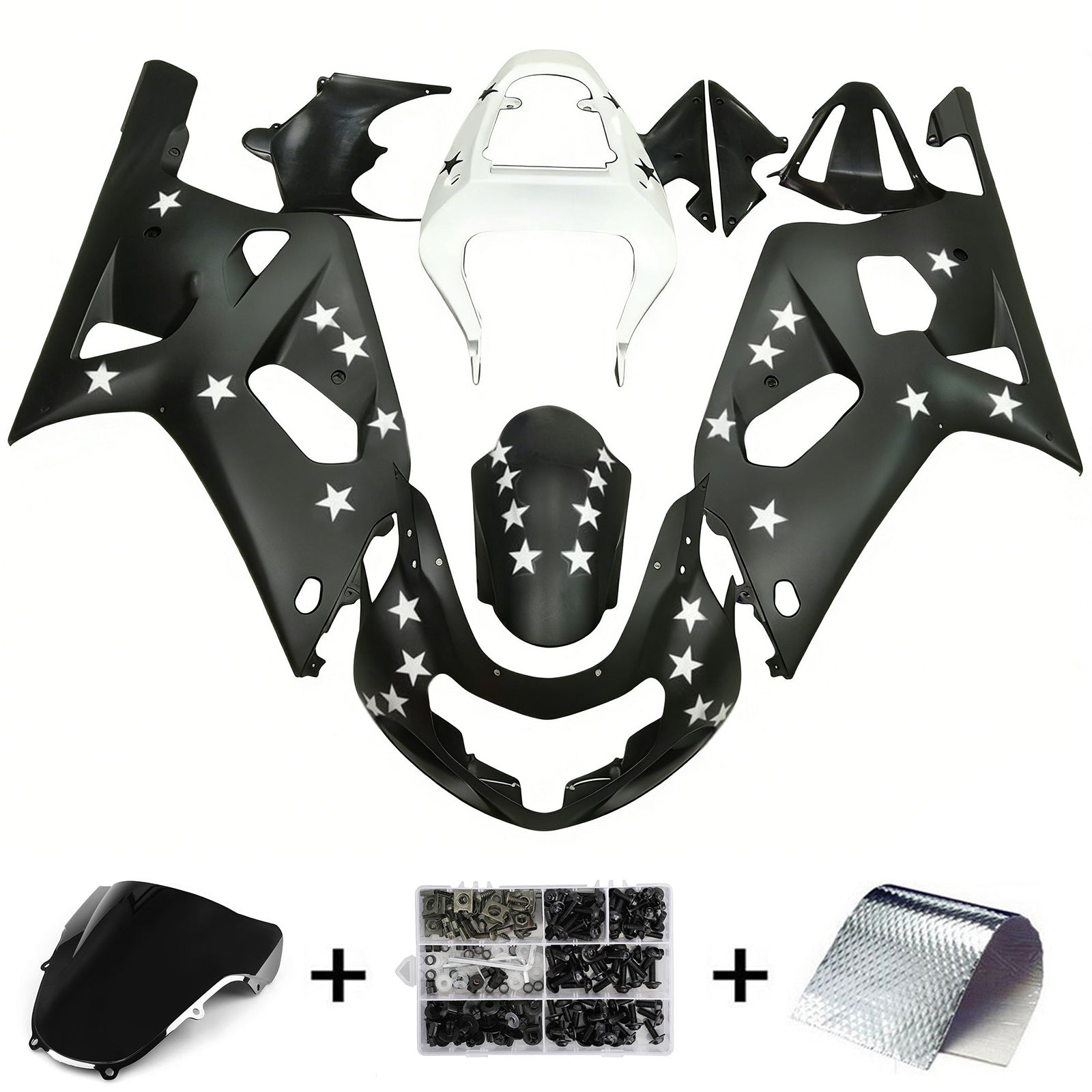 2001-2003 Suzuki GSXR600 GSXR750 2000-2003 K1 carrosserie-injectiekuipset