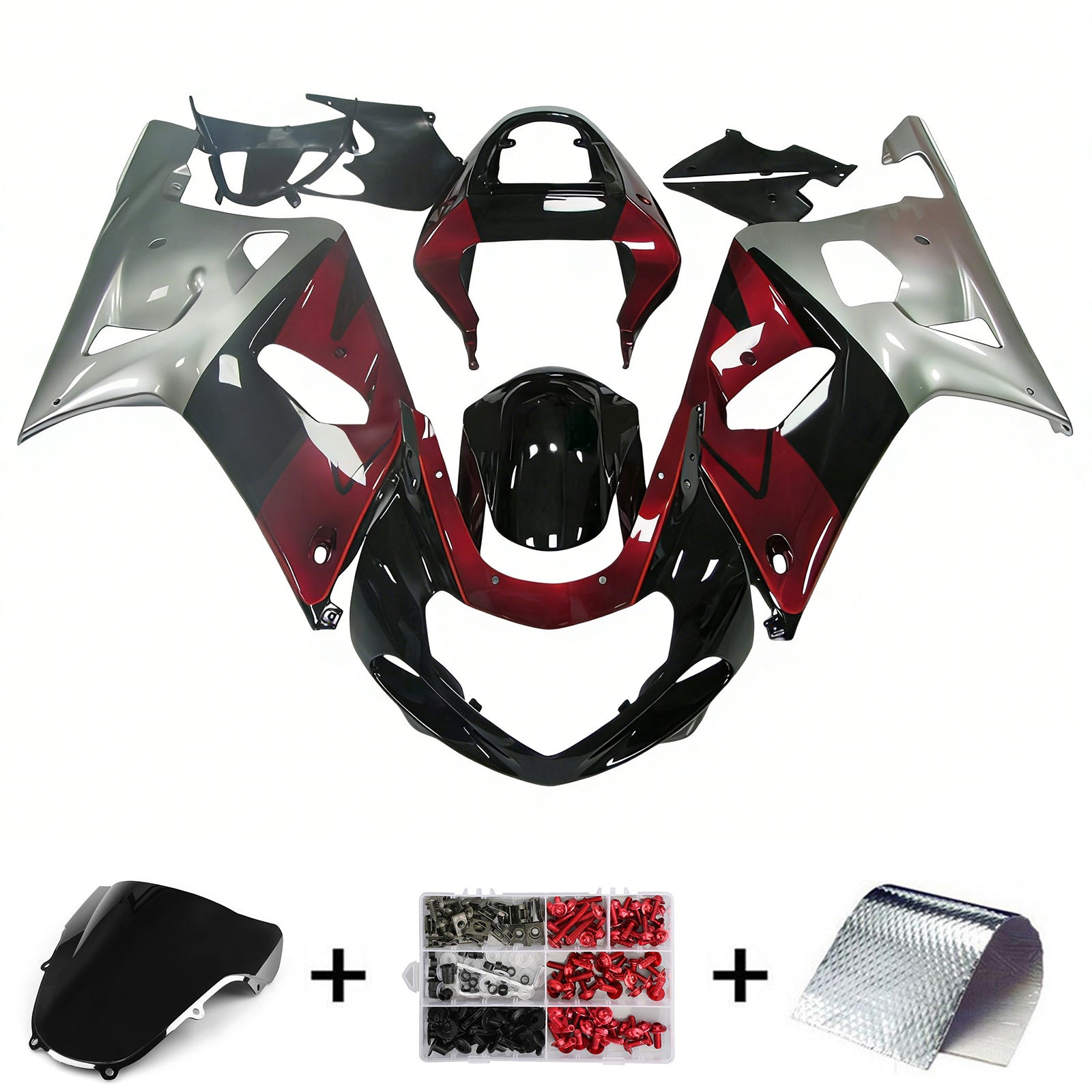 2001-2003 Suzuki GSXR600 GSXR750 2000-2003 K1 Kit de carénage d'injection carrosserie