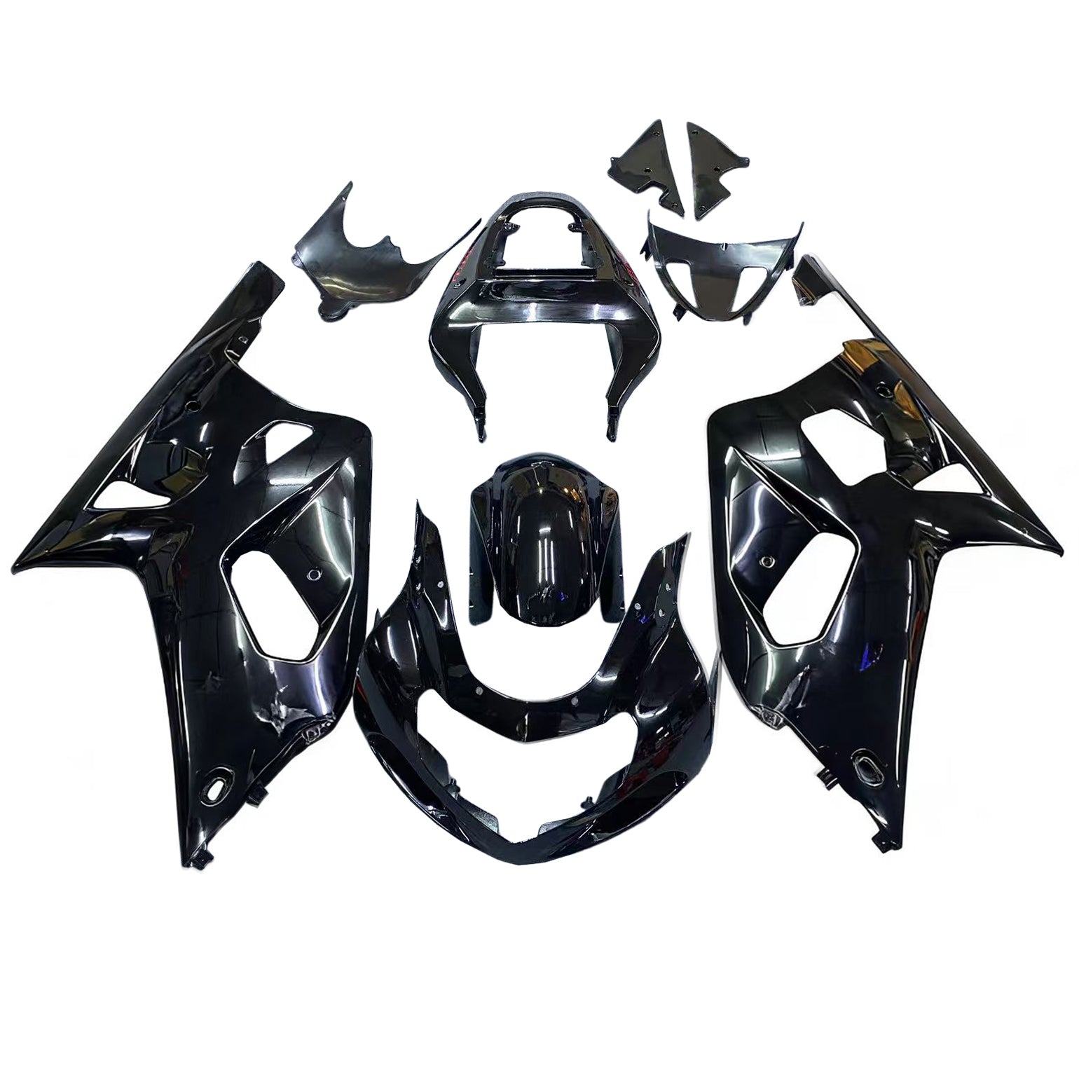 Carénages Amotopart 2001-2003 Suzuki GSXR 750 Noir GSXR Generic