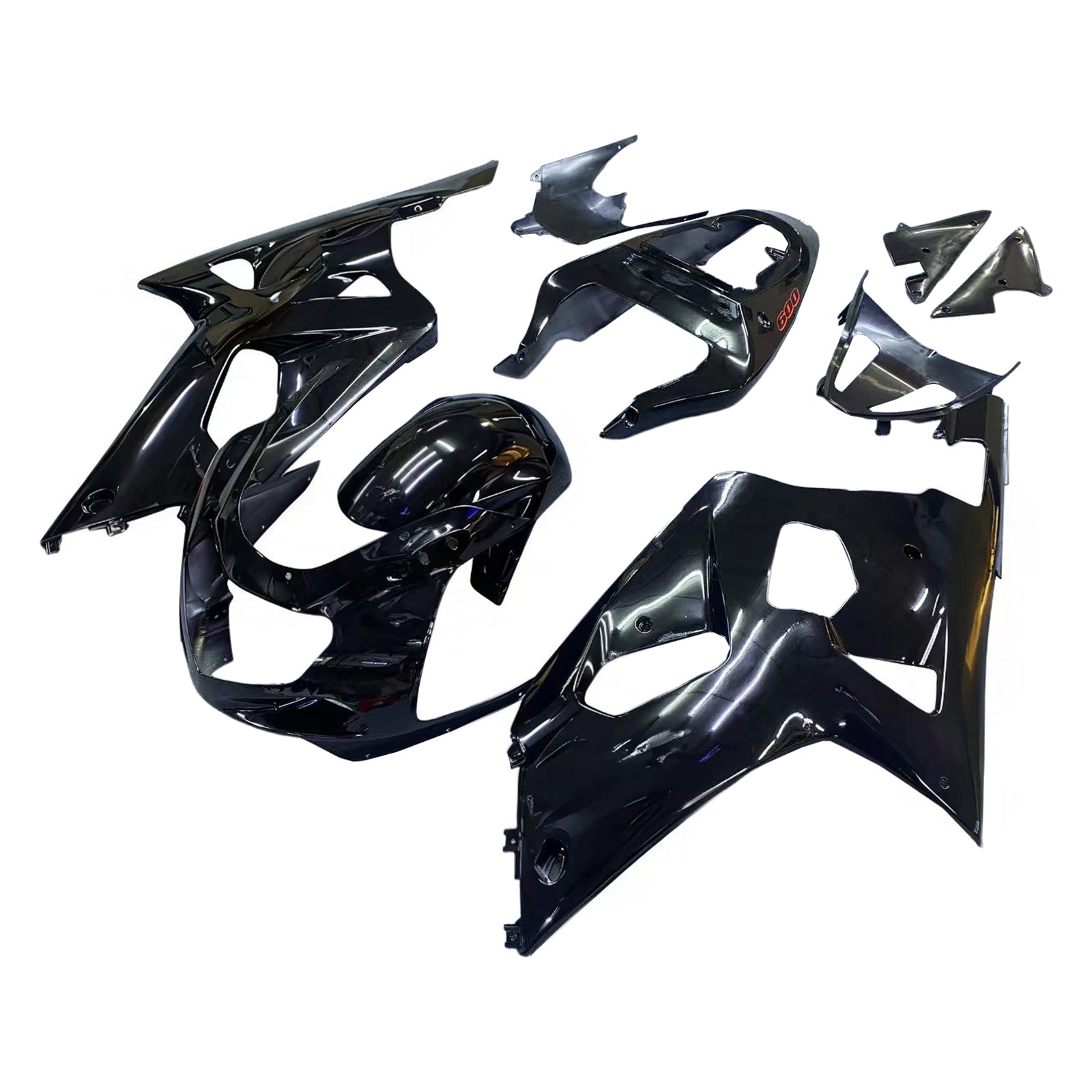 Carénages Amotopart 2001-2003 Suzuki GSXR 750 Noir GSXR Generic
