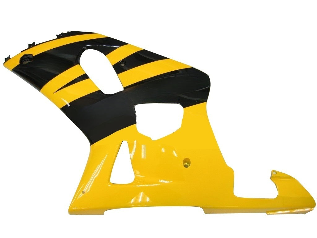 Amotopart Carénages 2001-2003 Suzuki GSXR 750 Rumena in črna GSXR generic