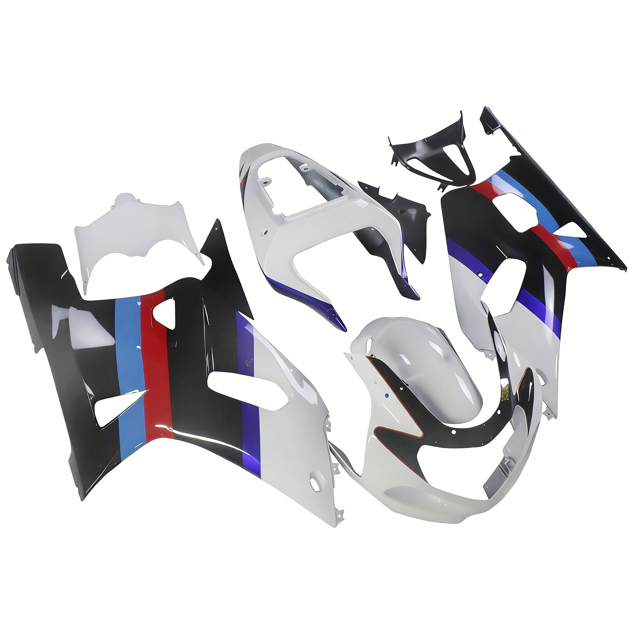 Carénages Amotopart 2001-2003 Suzuki GSXR 750 Multicolore GSXR Generic