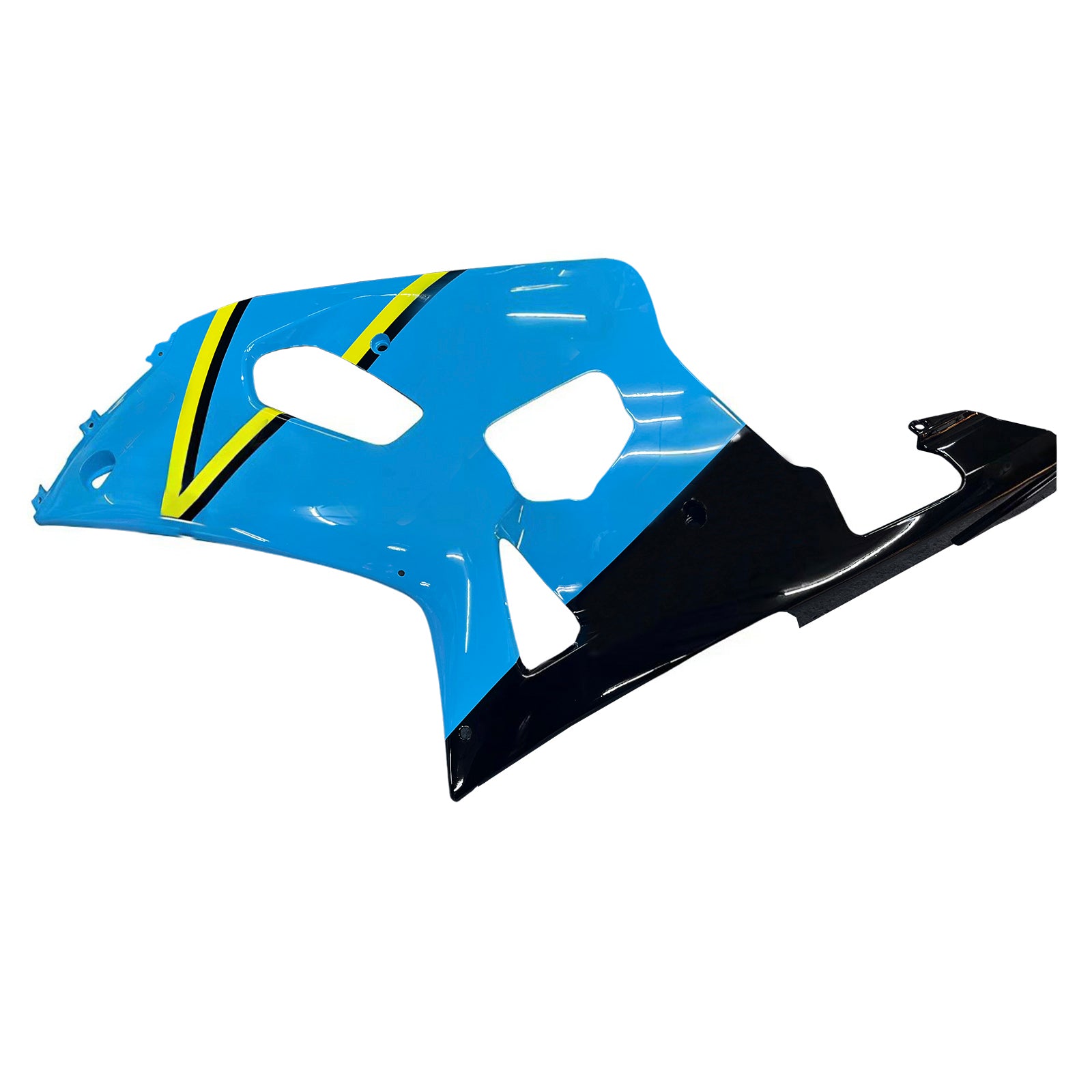 Carénages Amotopart 2001-2003 Suzuki GSXR 750 Bleu Noir Rizla Generic