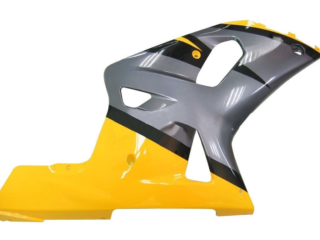 Carénages Amotopart 2001-2003 Suzuki GSXR 750 Jaune Argent GSXR Generic