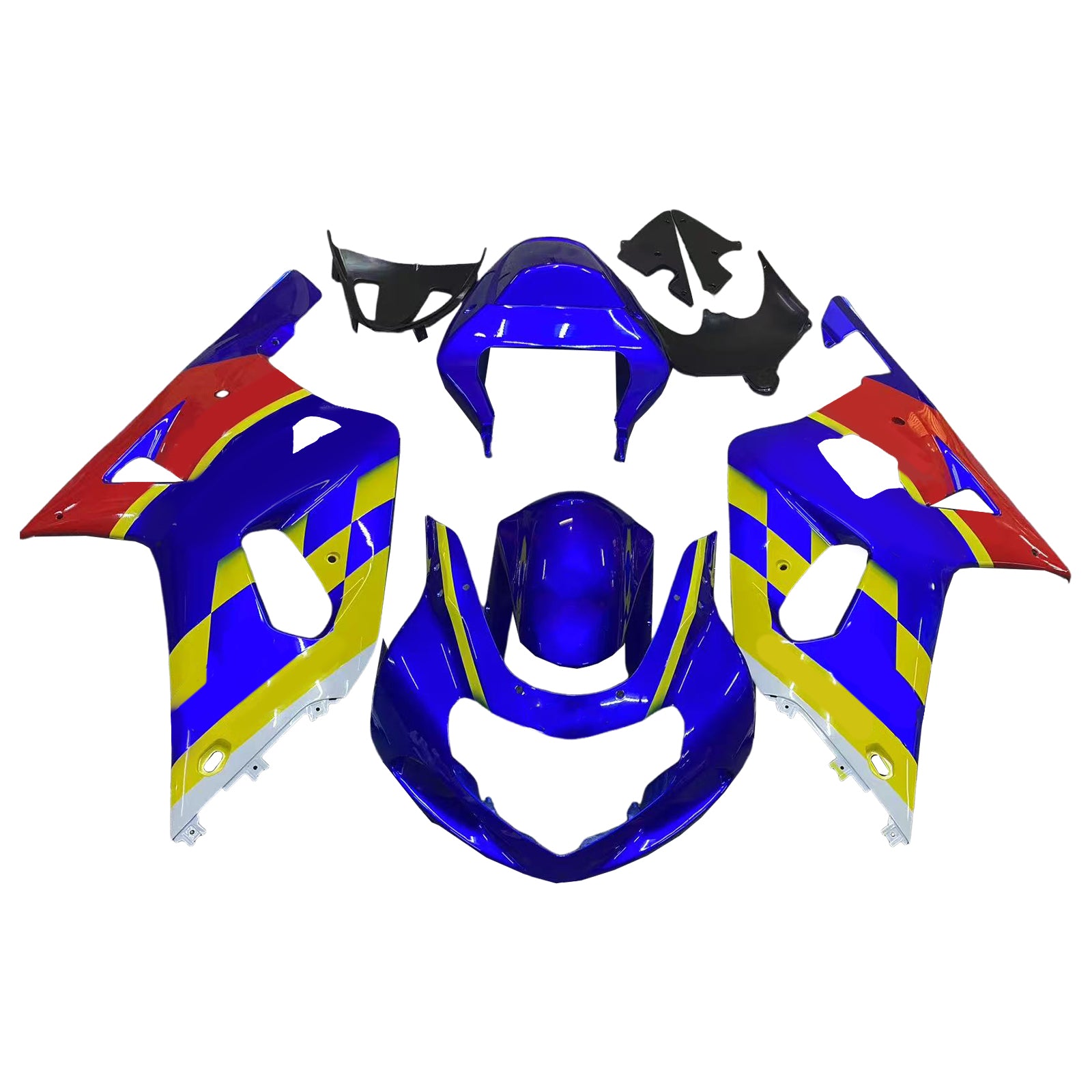 Amotopart Suzuki GSXR750 2001-2003 Kit de carenado de carrocería de plástico ABS